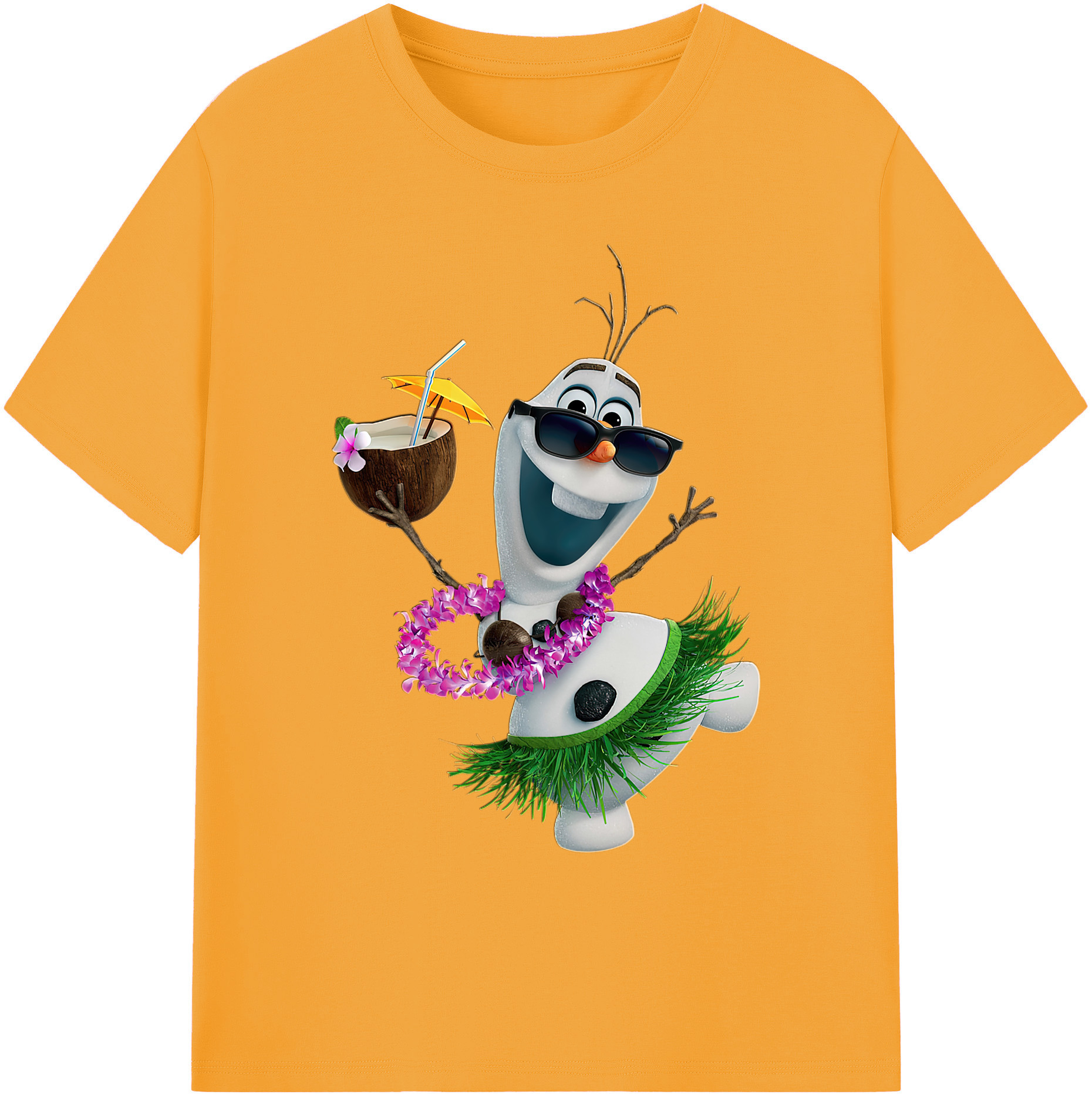 （画像用） アナと雪の女王 アンナ エルサ Frozen Anna Elsa 綿100％ メンズ半袖Tシャツ｜肌触りやわらか＆通気性