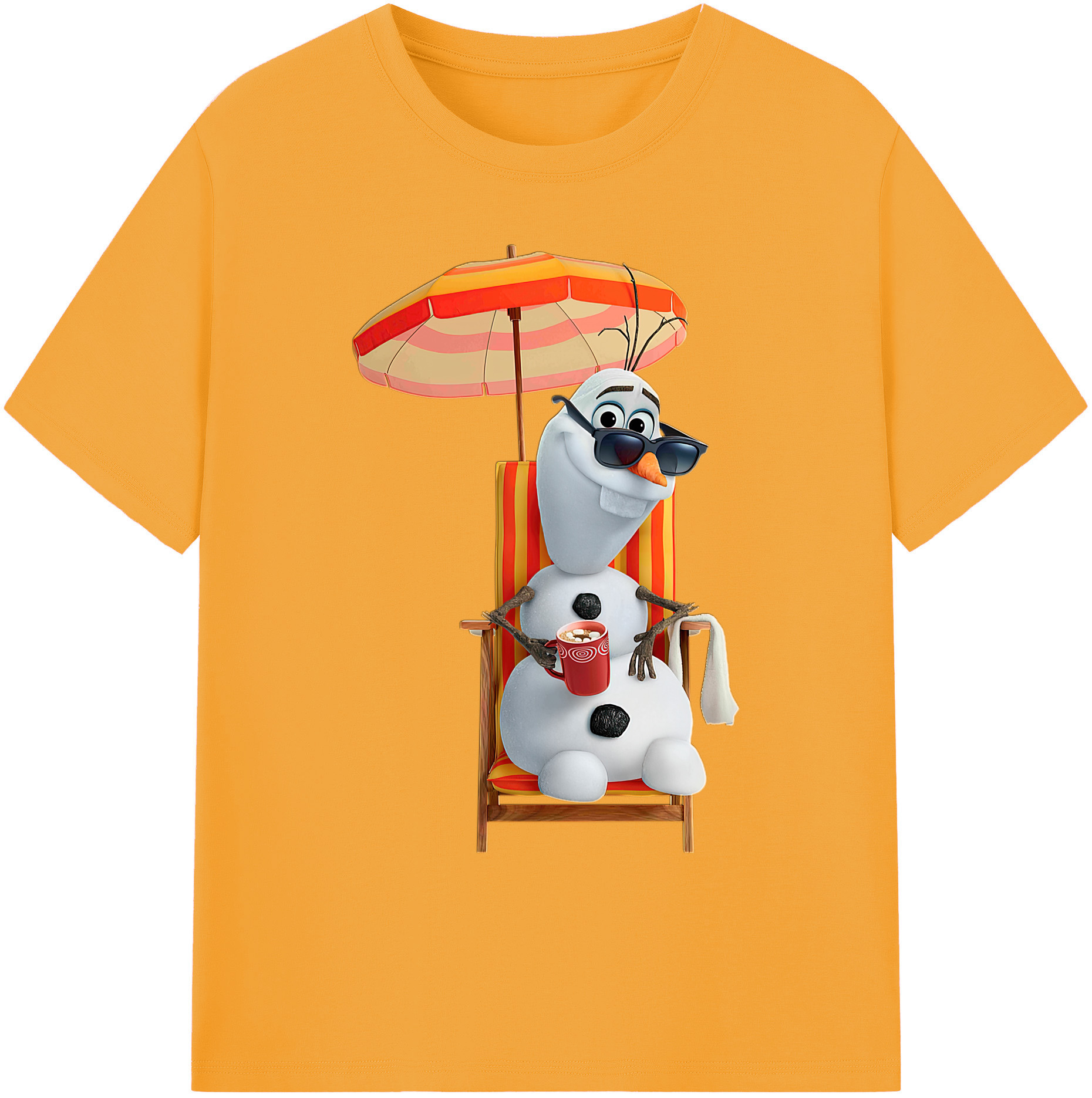 （画像用） アナと雪の女王 アンナ エルサ Frozen Anna Elsa 綿100％ メンズ半袖Tシャツ｜肌触りやわらか＆通気性