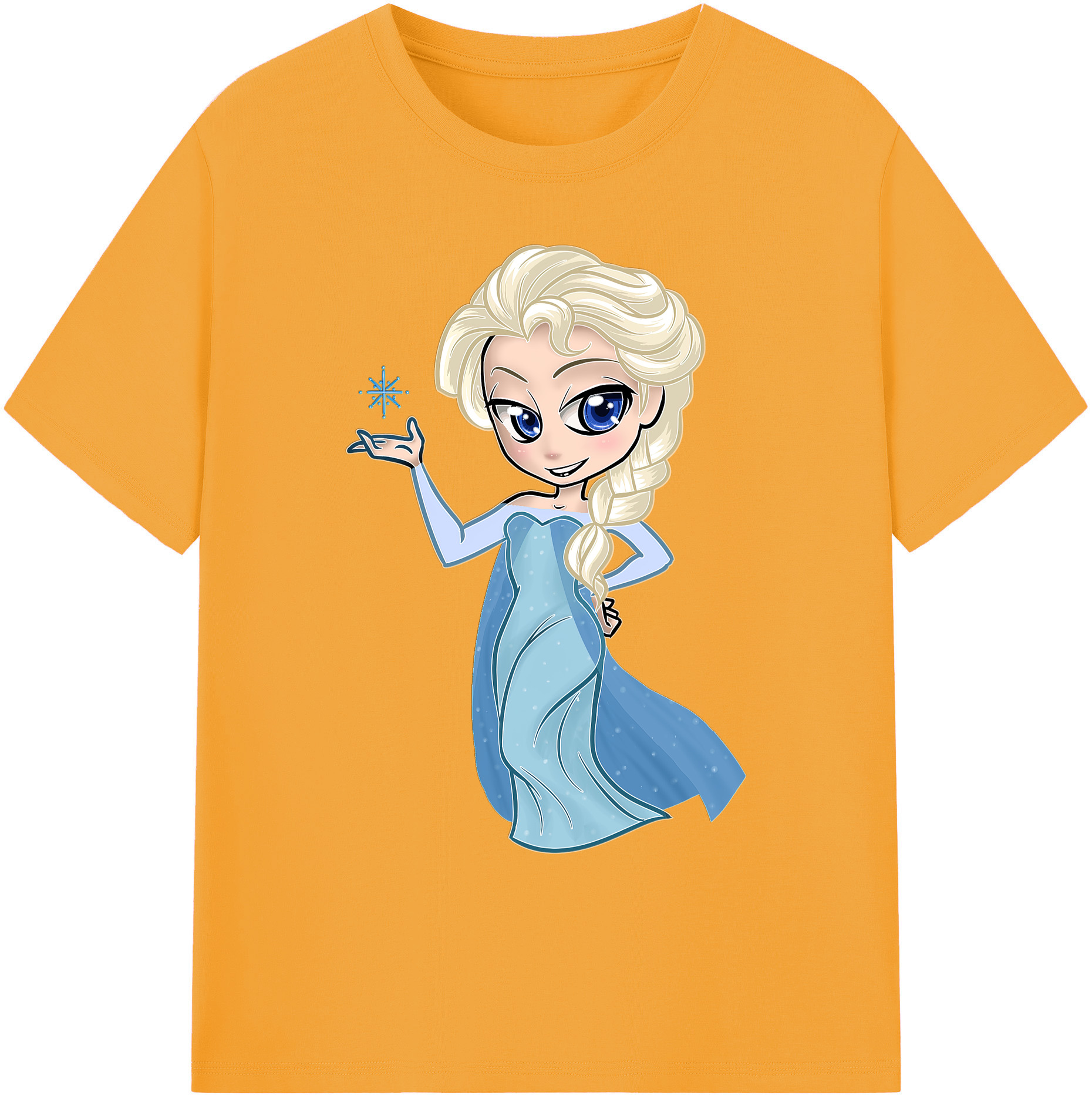（画像用） アナと雪の女王 アンナ エルサ Frozen Anna Elsa 綿100％ メンズ半袖Tシャツ｜肌触りやわらか＆通気性