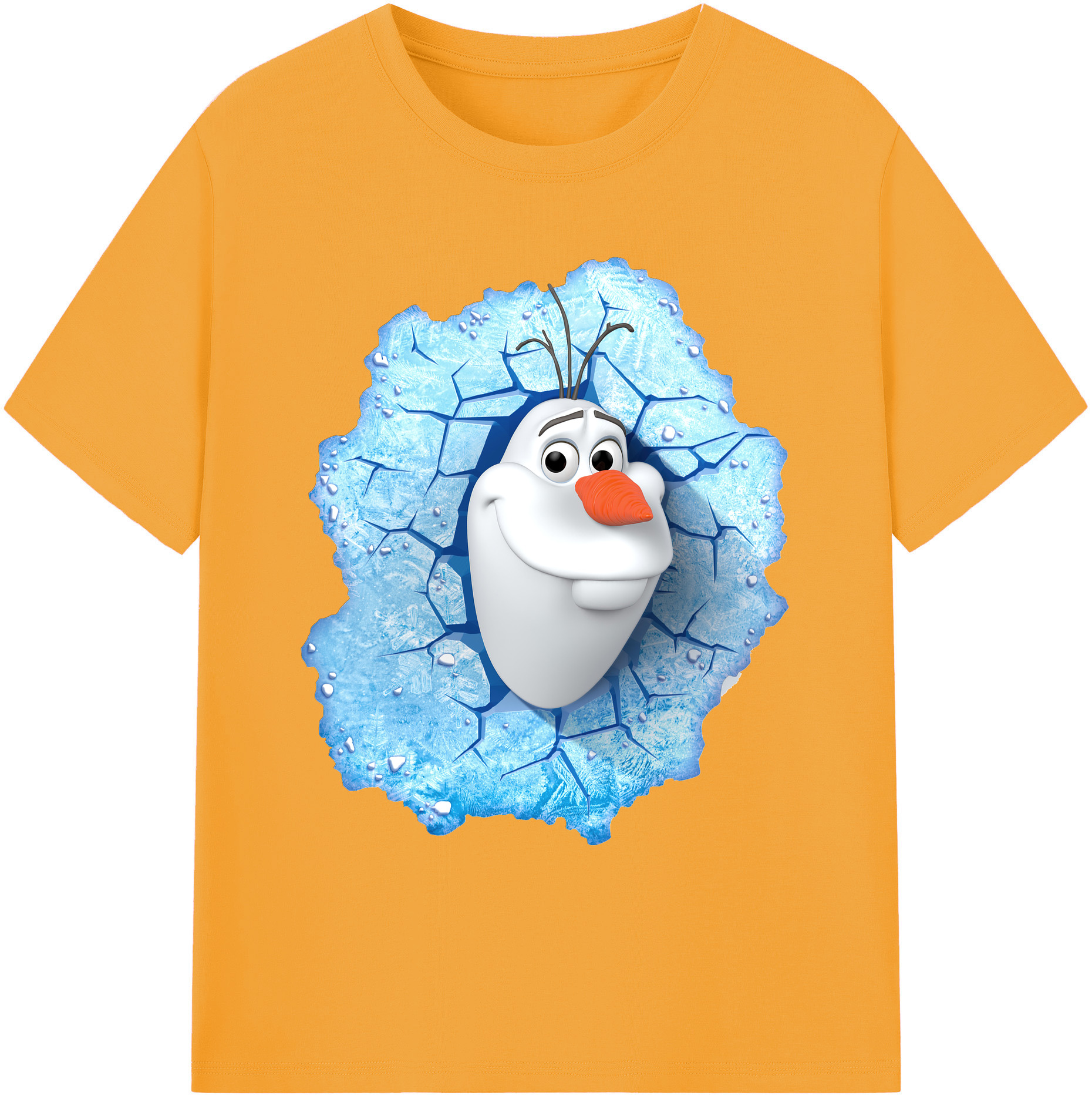 （画像用） アナと雪の女王 アンナ エルサ Frozen Anna Elsa 綿100％ メンズ半袖Tシャツ｜肌触りやわらか＆通気性
