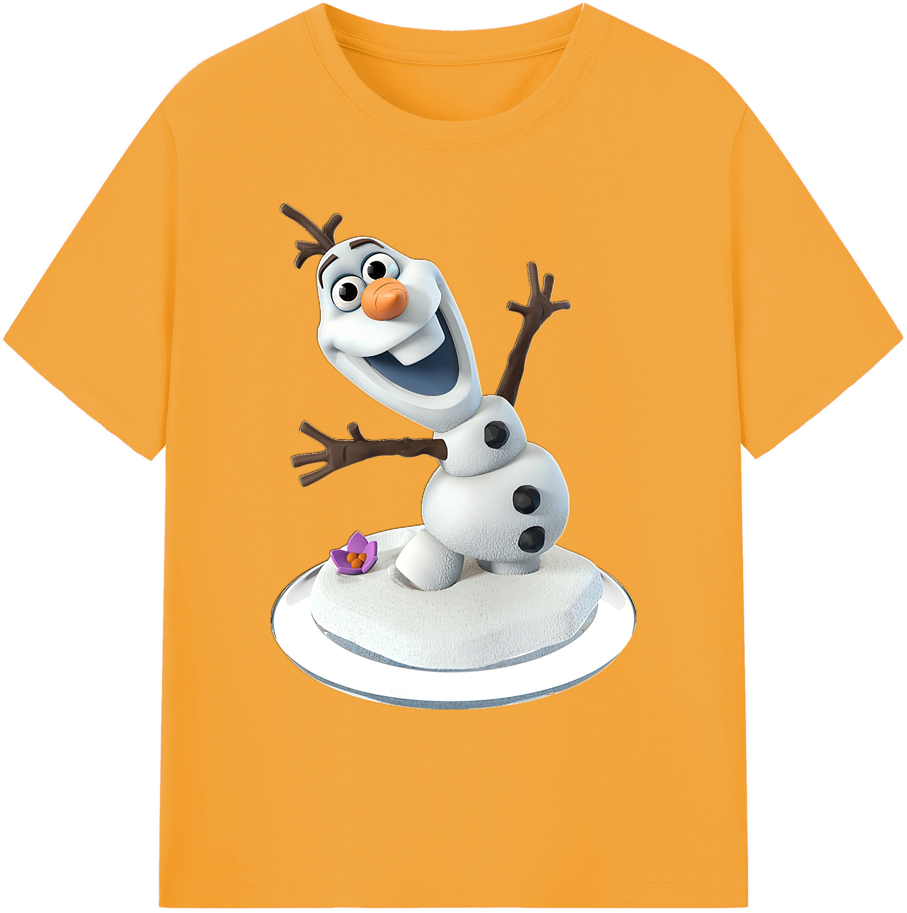 （画像用） アナと雪の女王 アンナ エルサ Frozen Anna Elsa 綿100％ メンズ半袖Tシャツ｜肌触りやわらか＆通気性