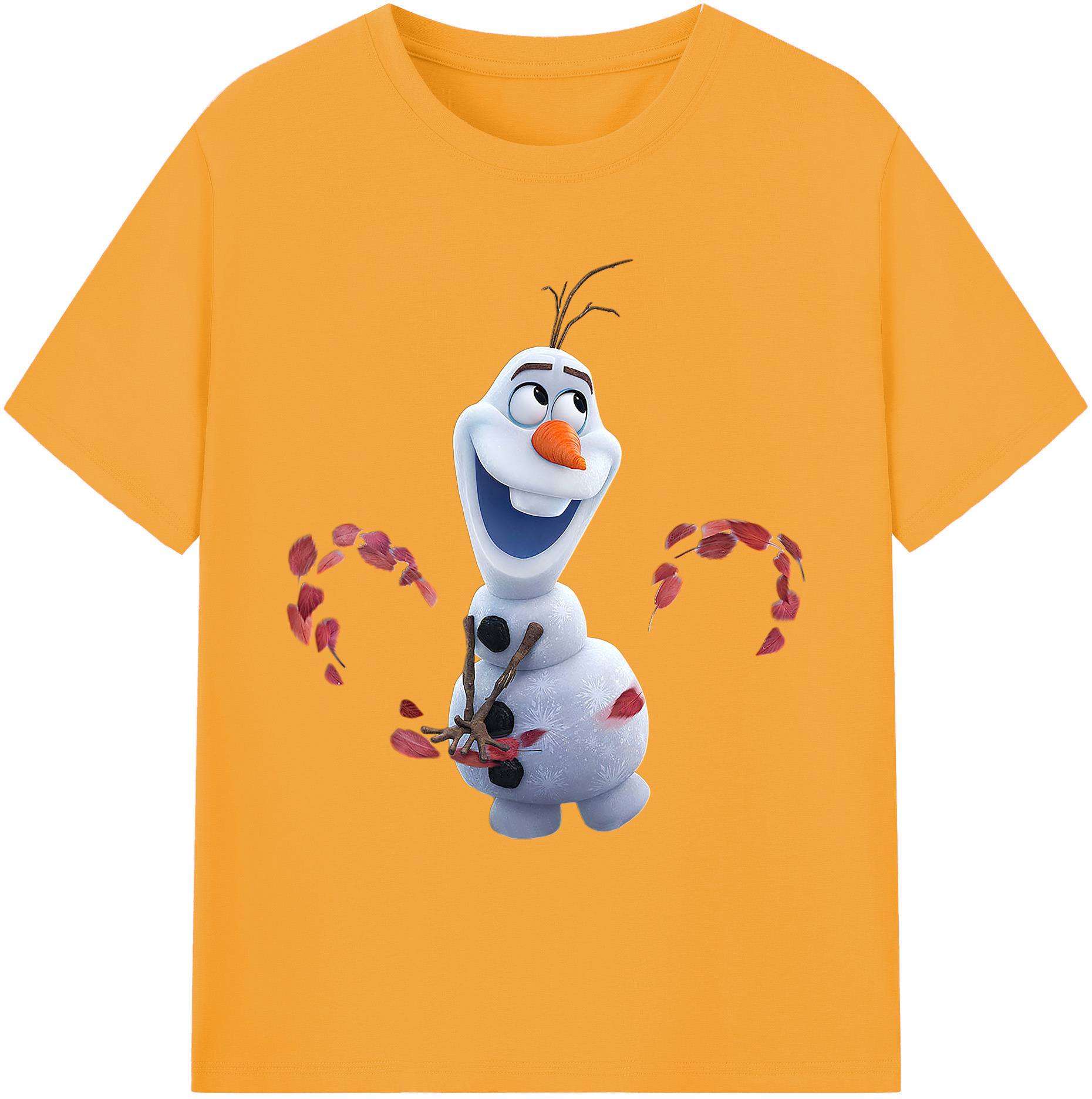 （画像用） アナと雪の女王 アンナ エルサ Frozen Anna Elsa 綿100％ メンズ半袖Tシャツ｜肌触りやわらか＆通気性