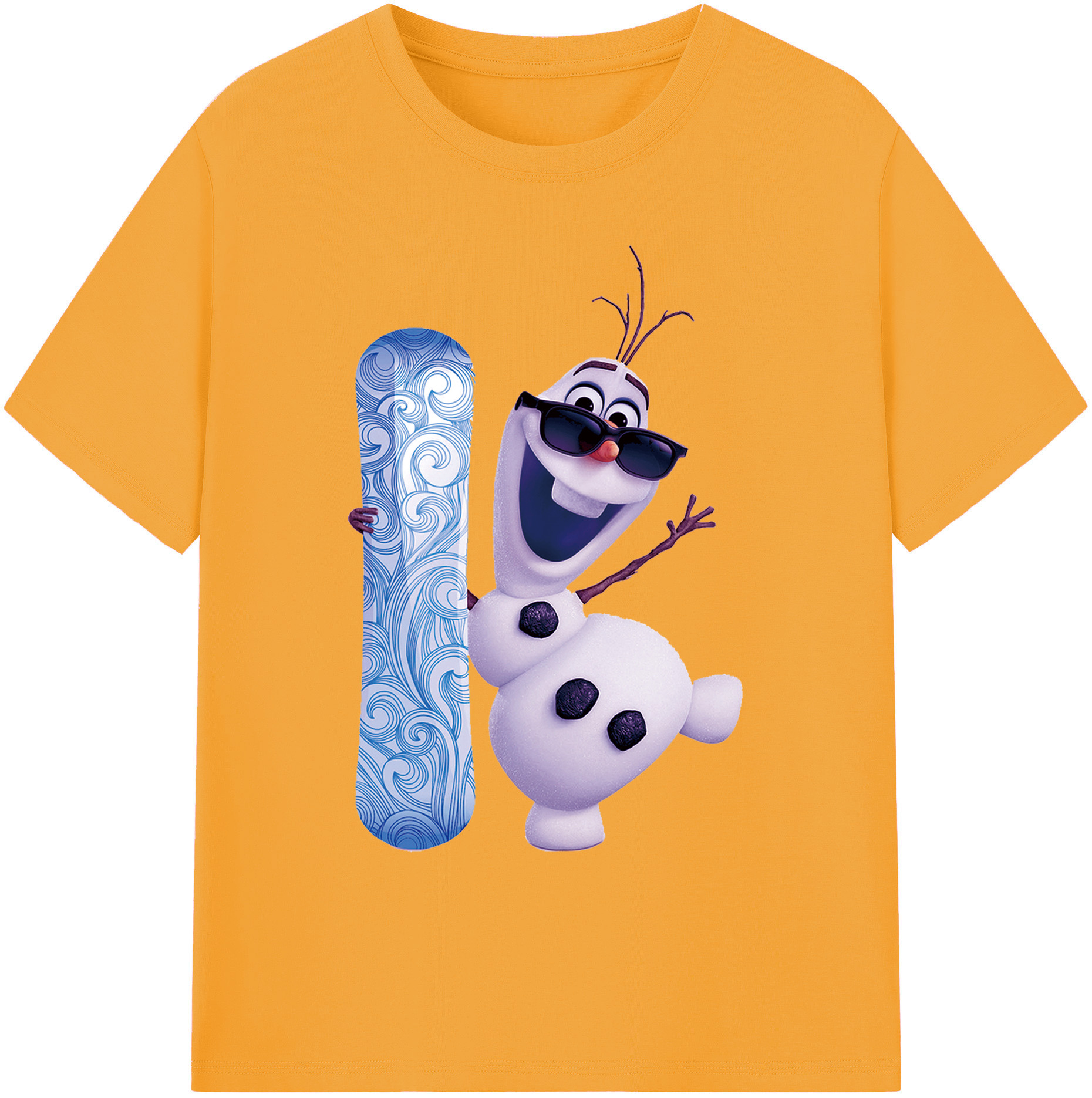 （画像用） アナと雪の女王 アンナ エルサ Frozen Anna Elsa 綿100％ メンズ半袖Tシャツ｜肌触りやわらか＆通気性