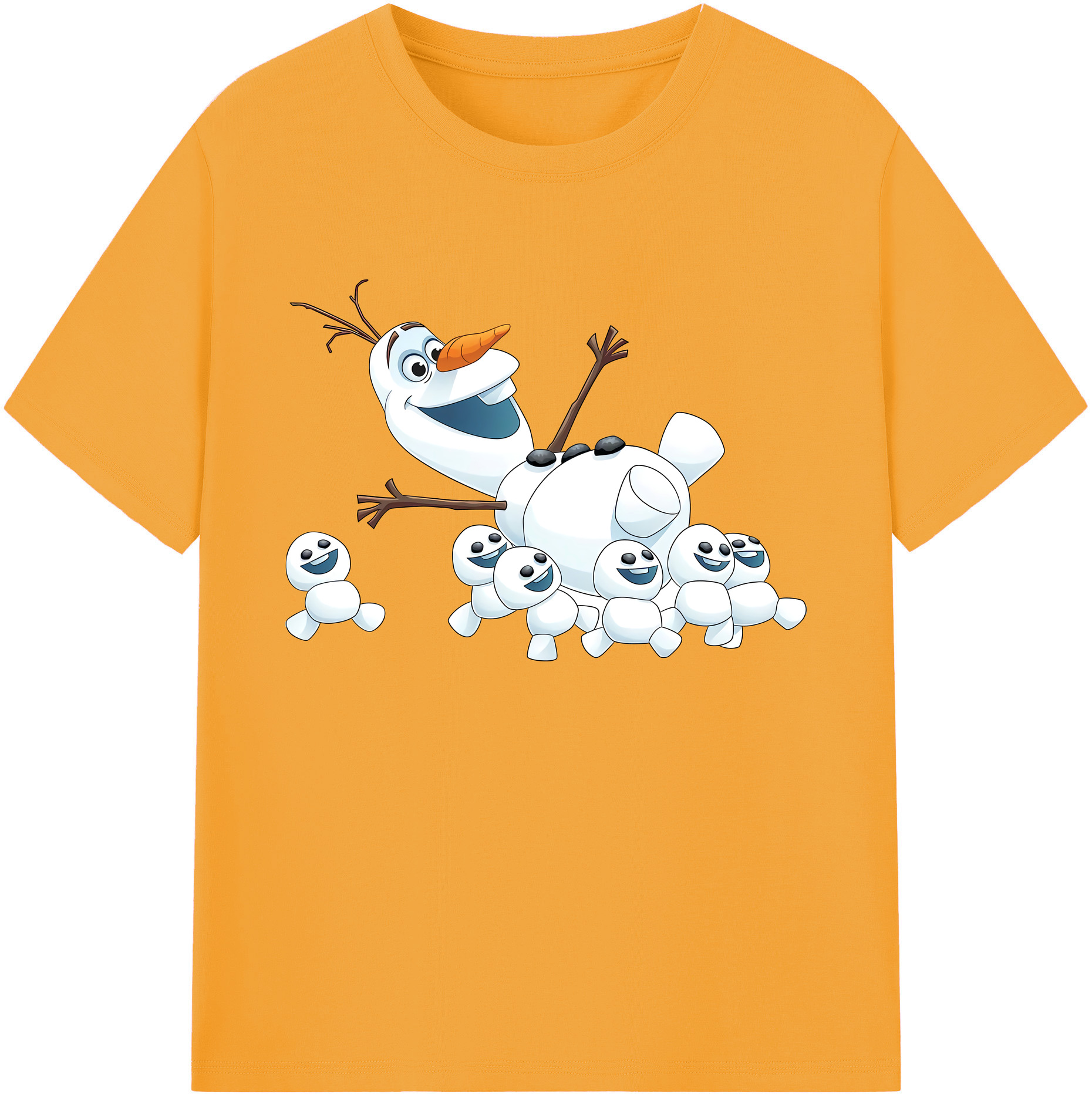 （画像用） アナと雪の女王 アンナ エルサ Frozen Anna Elsa 綿100％ メンズ半袖Tシャツ｜肌触りやわらか＆通気性