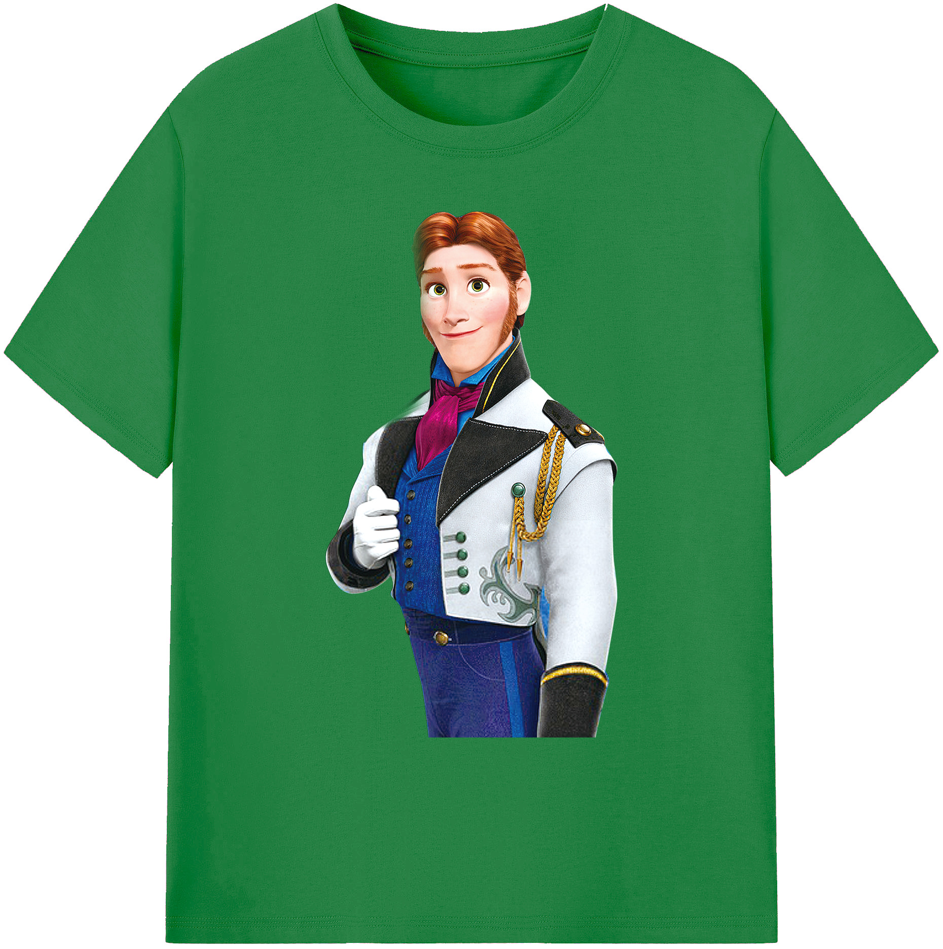 （画像用） アナと雪の女王 アンナ エルサ Frozen Anna Elsa 綿100％ メンズ半袖Tシャツ｜肌触りやわらか＆通気性