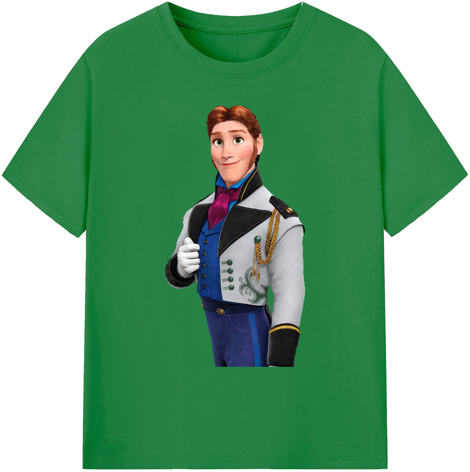 （画像用） アナと雪の女王 アンナ エルサ Frozen Anna Elsa 綿100％ メンズ半袖Tシャツ｜肌触りやわらか＆通気性