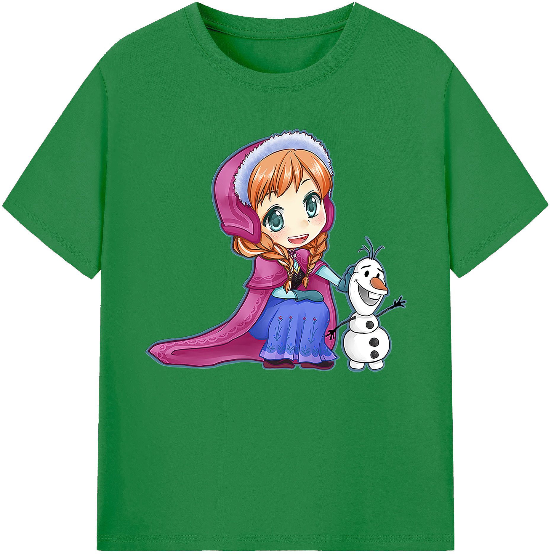 （画像用） アナと雪の女王 アンナ エルサ Frozen Anna Elsa 綿100％ メンズ半袖Tシャツ｜肌触りやわらか＆通気性