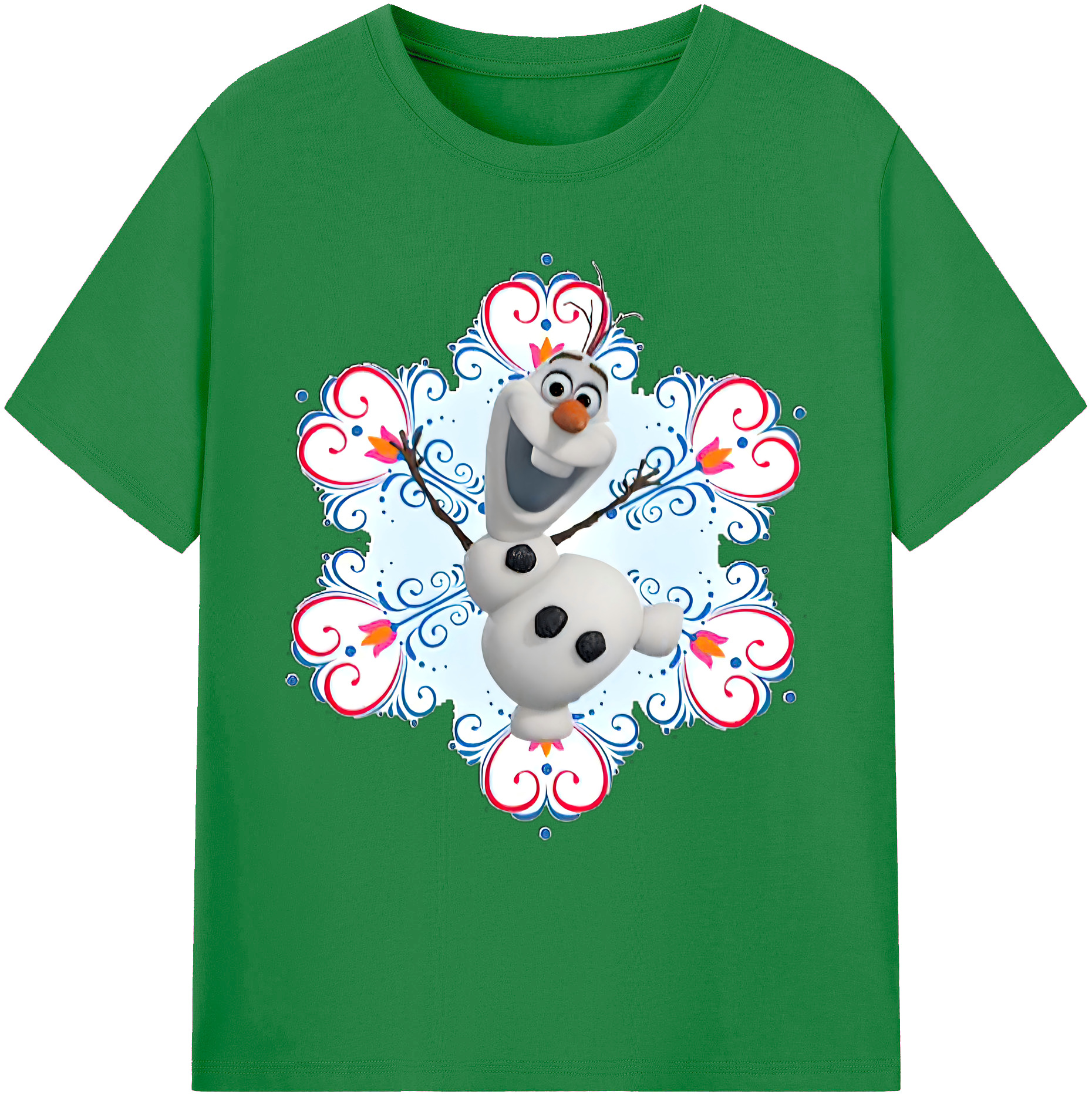 （画像用） アナと雪の女王 アンナ エルサ Frozen Anna Elsa 綿100％ メンズ半袖Tシャツ｜肌触りやわらか＆通気性