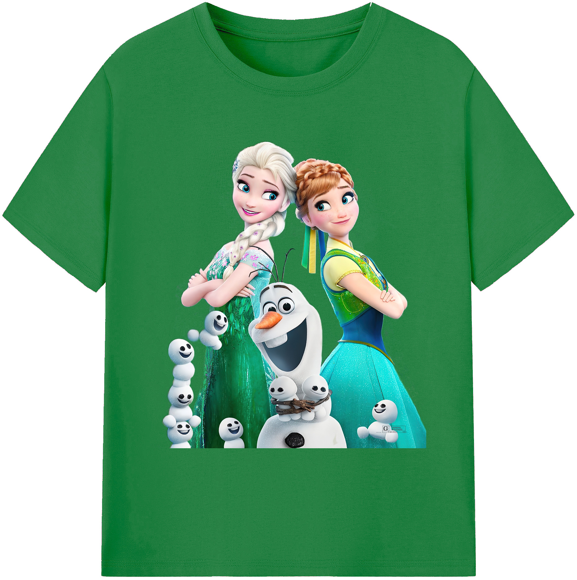 （画像用） アナと雪の女王 アンナ エルサ Frozen Anna Elsa 綿100％ メンズ半袖Tシャツ｜肌触りやわらか＆通気性