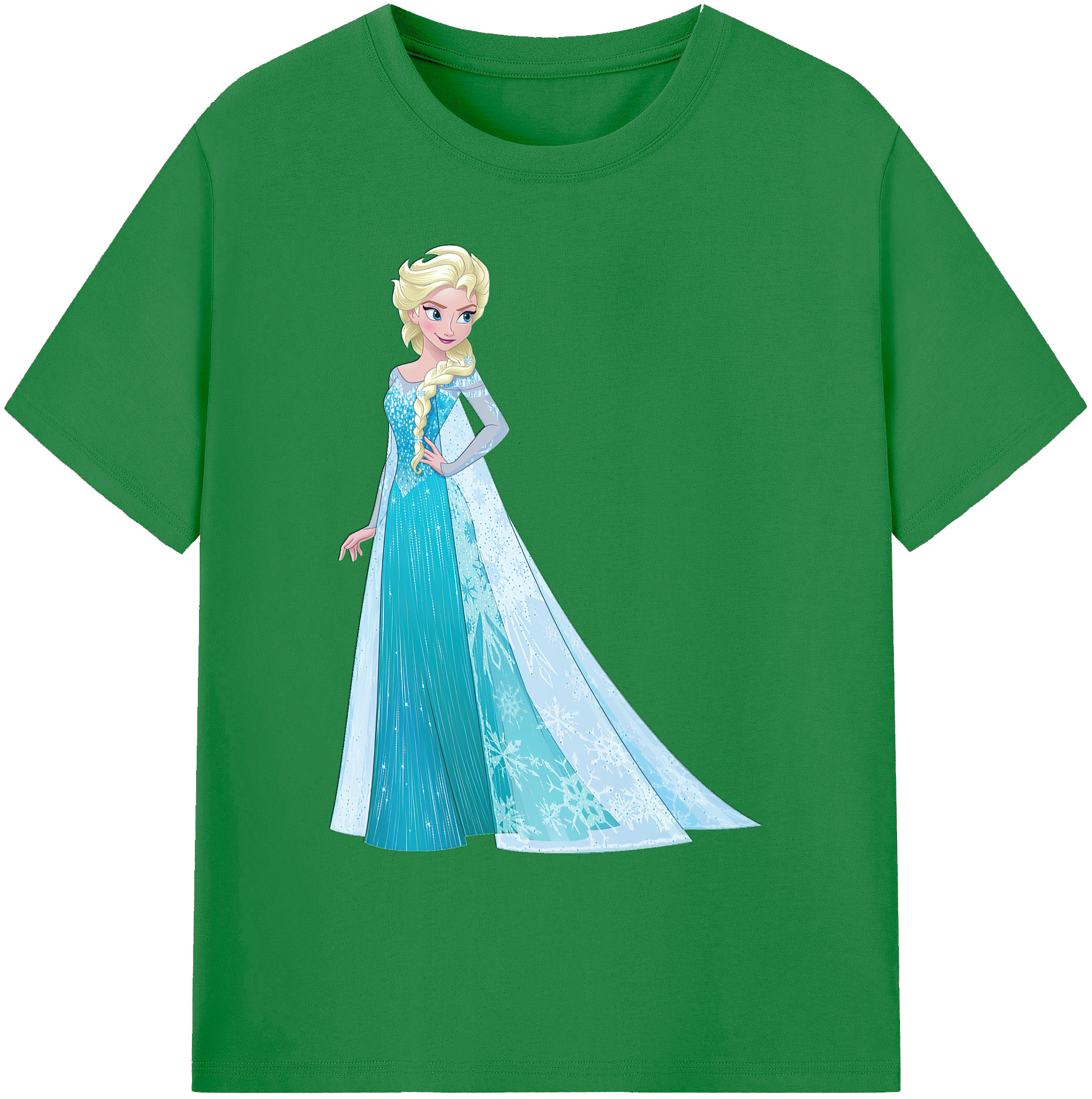 （画像用） アナと雪の女王 アンナ エルサ Frozen Anna Elsa 綿100％ メンズ半袖Tシャツ｜肌触りやわらか＆通気性