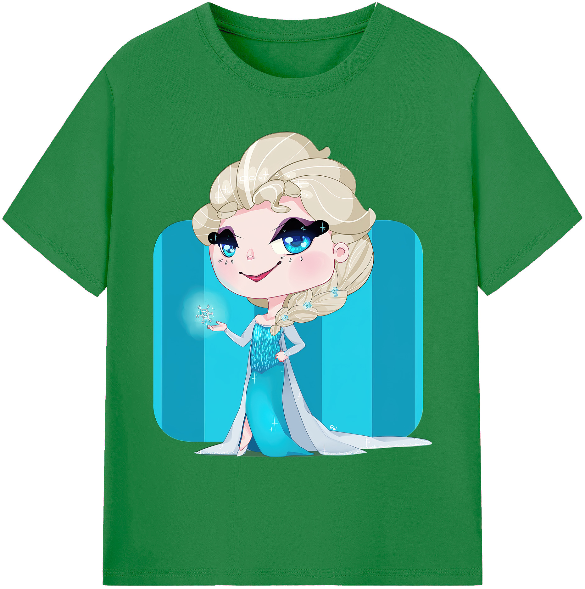 （画像用） アナと雪の女王 アンナ エルサ Frozen Anna Elsa 綿100％ メンズ半袖Tシャツ｜肌触りやわらか＆通気性