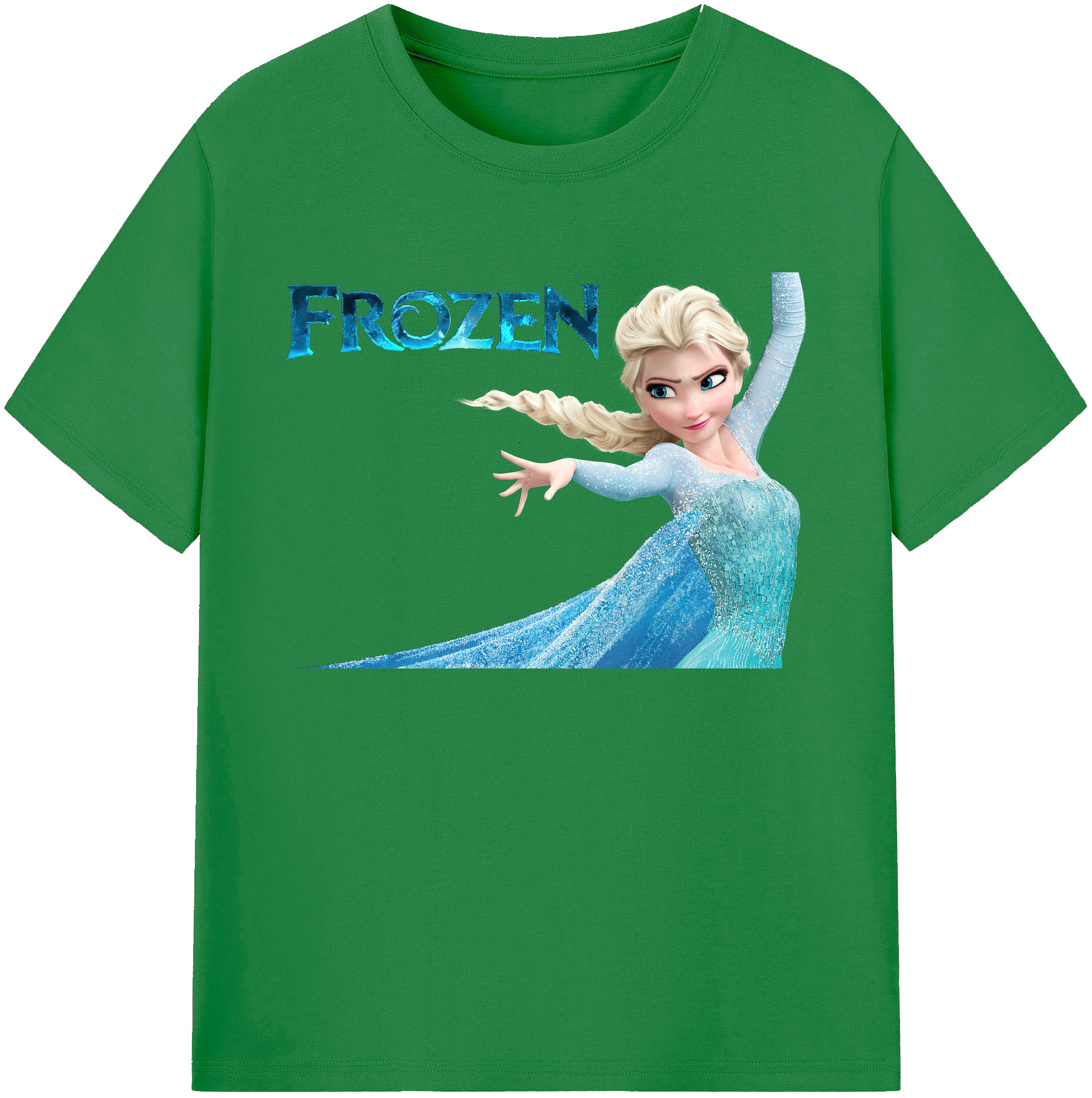 （画像用） アナと雪の女王 アンナ エルサ Frozen Anna Elsa 綿100％ メンズ半袖Tシャツ｜肌触りやわらか＆通気性