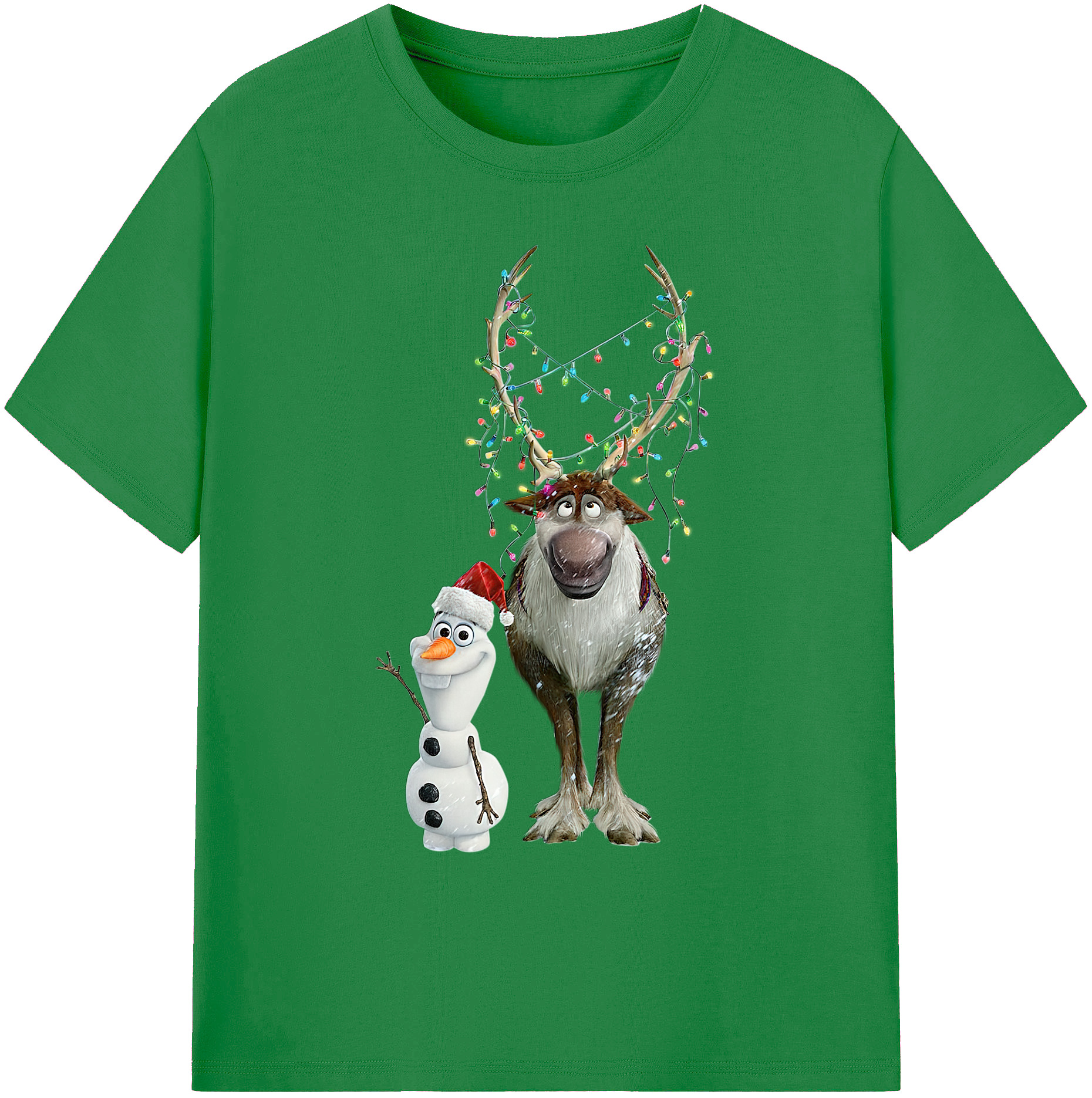 （画像用） アナと雪の女王 アンナ エルサ Frozen Anna Elsa 綿100％ メンズ半袖Tシャツ｜肌触りやわらか＆通気性