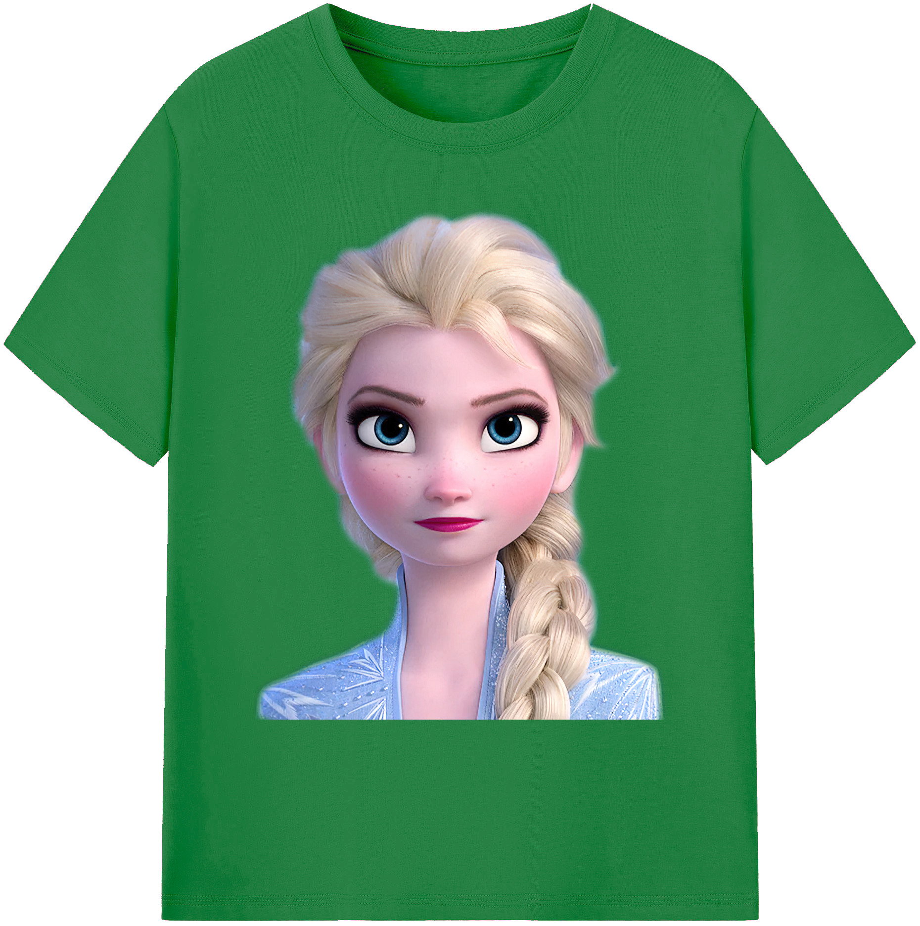 （画像用） アナと雪の女王 アンナ エルサ Frozen Anna Elsa 綿100％ メンズ半袖Tシャツ｜肌触りやわらか＆通気性