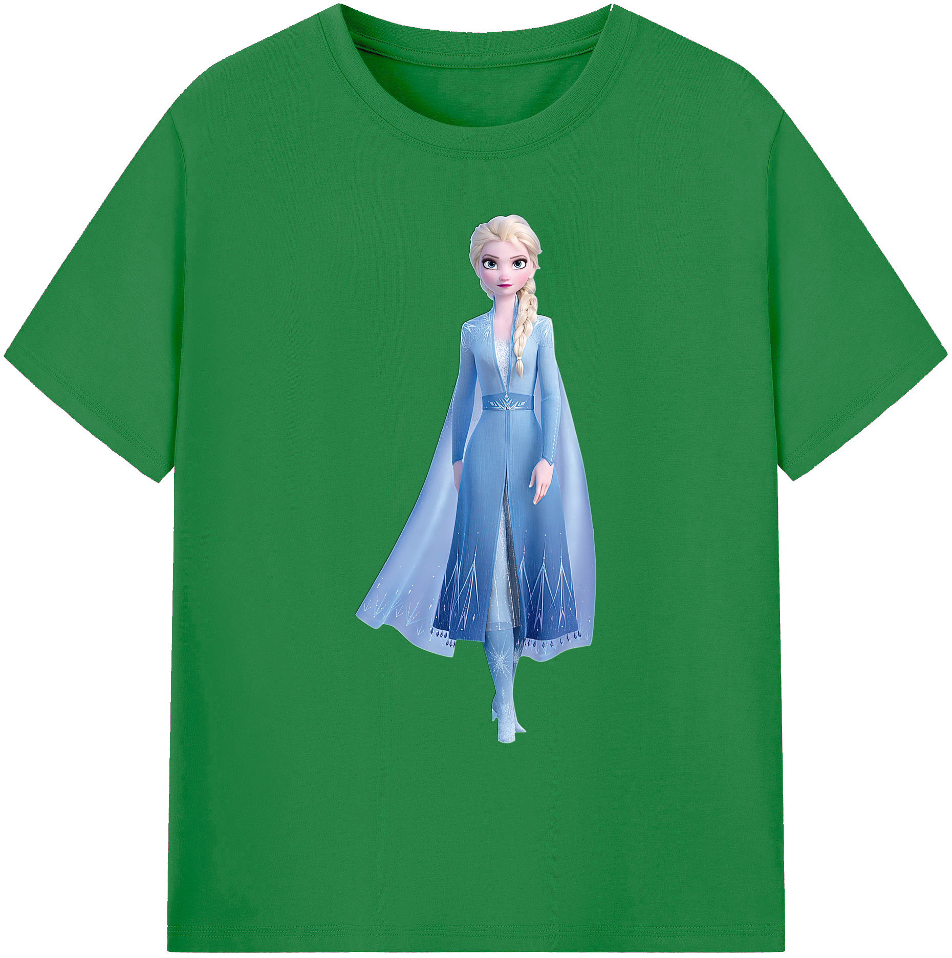 （画像用） アナと雪の女王 アンナ エルサ Frozen Anna Elsa 綿100％ メンズ半袖Tシャツ｜肌触りやわらか＆通気性