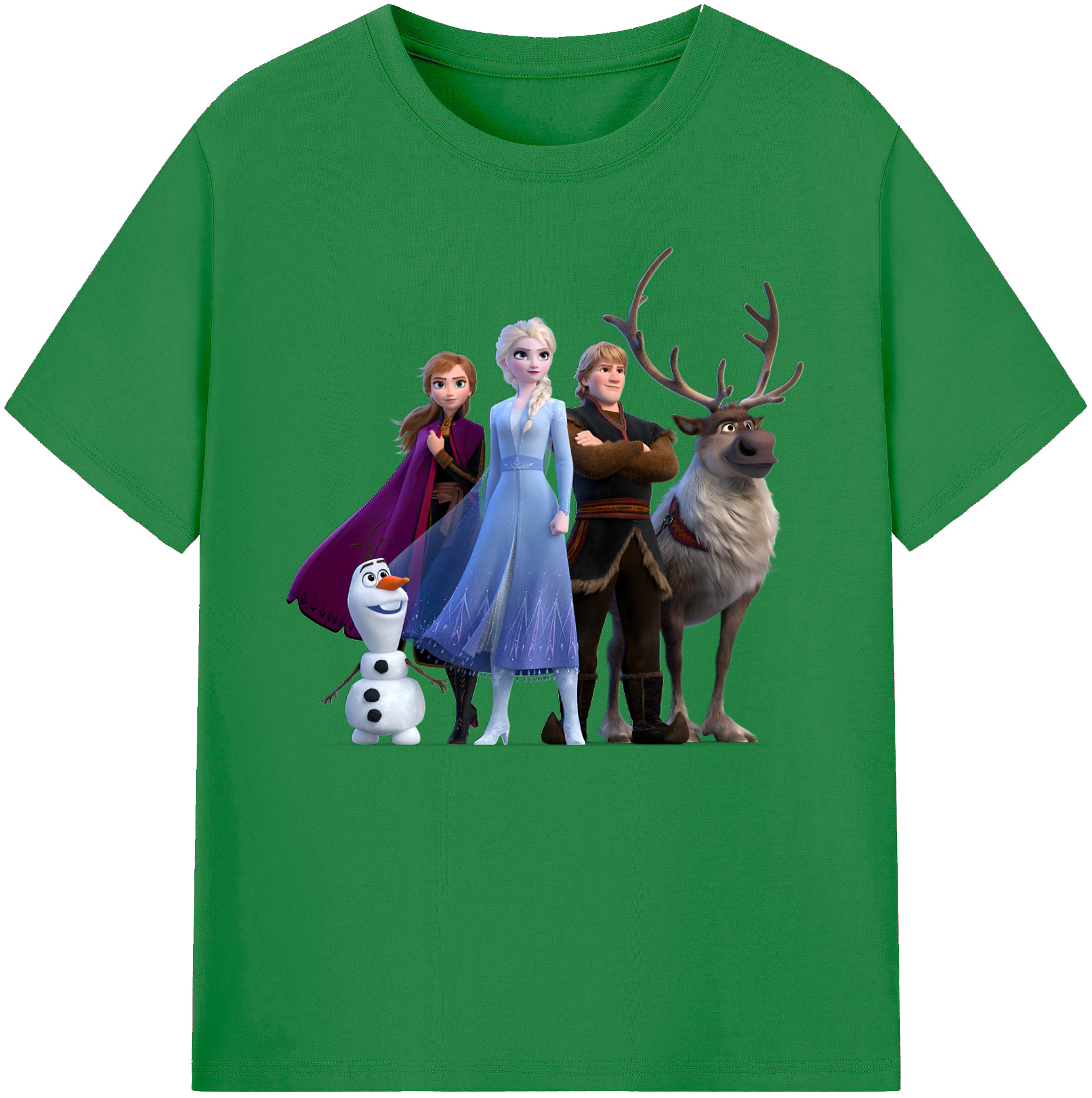 （画像用） アナと雪の女王 アンナ エルサ Frozen Anna Elsa 綿100％ メンズ半袖Tシャツ｜肌触りやわらか＆通気性