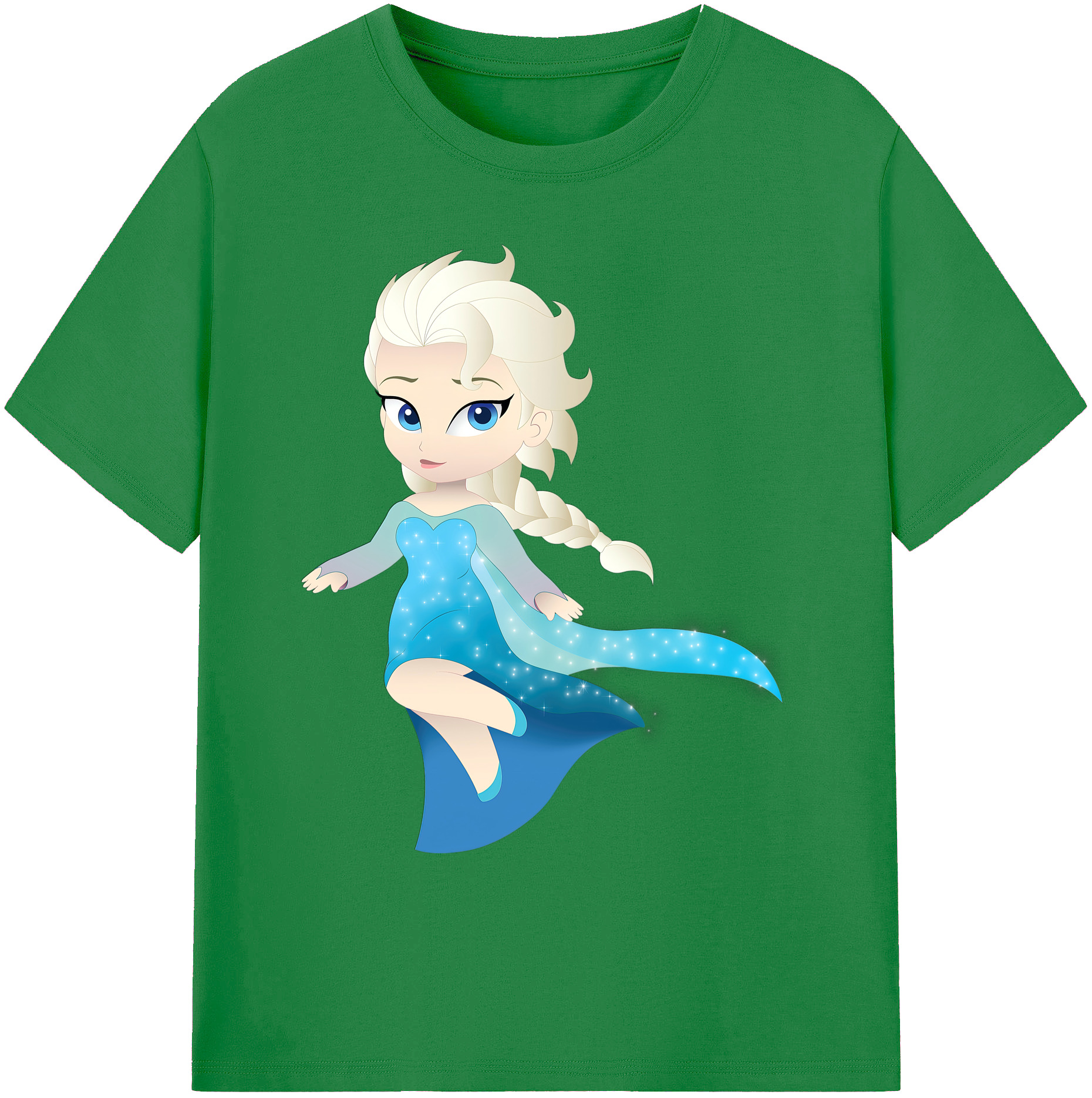 （画像用） アナと雪の女王 アンナ エルサ Frozen Anna Elsa 綿100％ メンズ半袖Tシャツ｜肌触りやわらか＆通気性