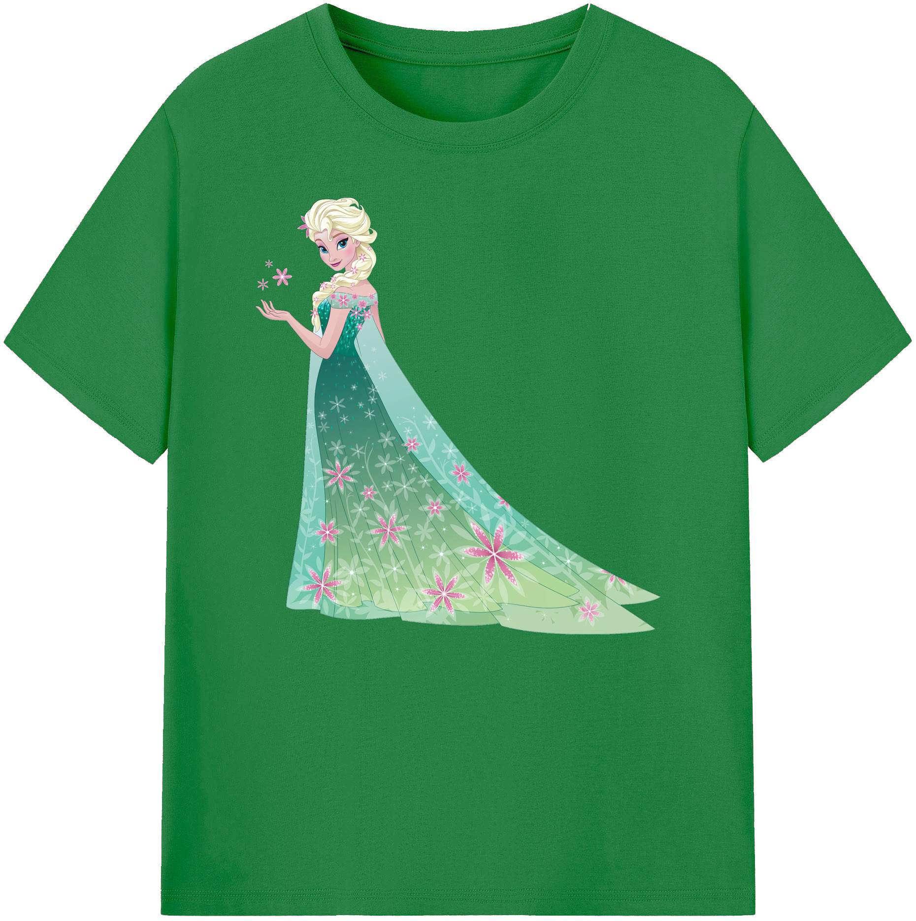 （画像用） アナと雪の女王 アンナ エルサ Frozen Anna Elsa 綿100％ メンズ半袖Tシャツ｜肌触りやわらか＆通気性