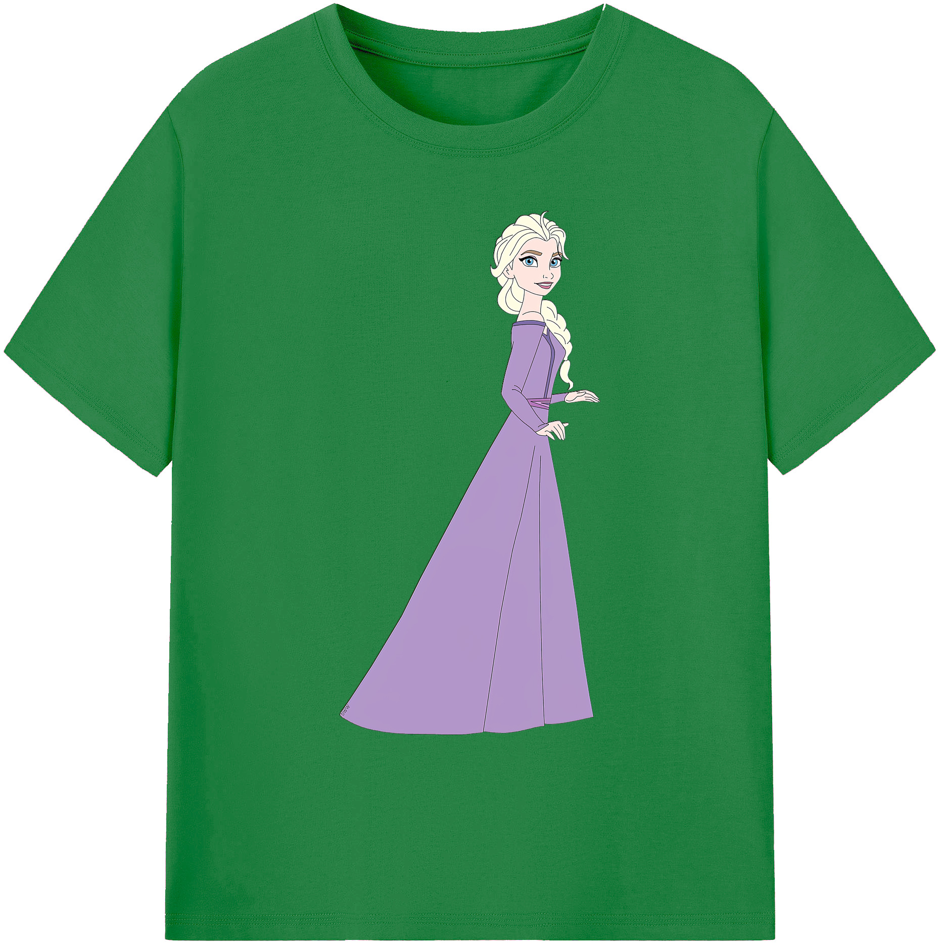 （画像用） アナと雪の女王 アンナ エルサ Frozen Anna Elsa 綿100％ メンズ半袖Tシャツ｜肌触りやわらか＆通気性