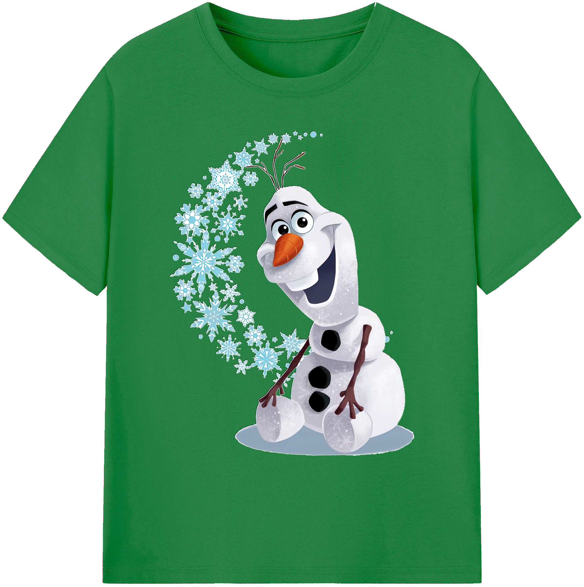 （画像用） アナと雪の女王 アンナ エルサ Frozen Anna Elsa 綿100％ メンズ半袖Tシャツ｜肌触りやわらか＆通気性