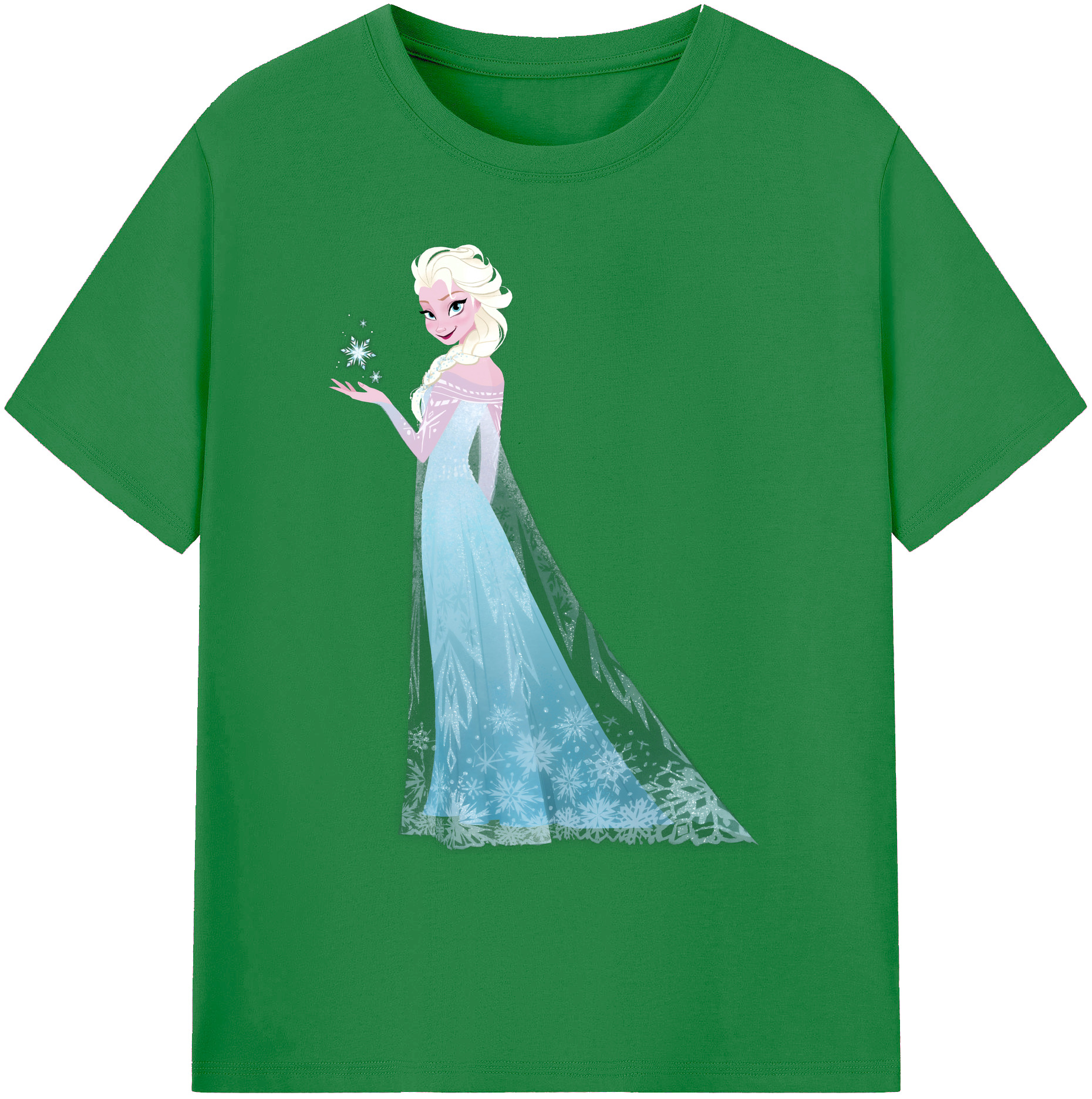 （画像用） アナと雪の女王 アンナ エルサ Frozen Anna Elsa 綿100％ メンズ半袖Tシャツ｜肌触りやわらか＆通気性