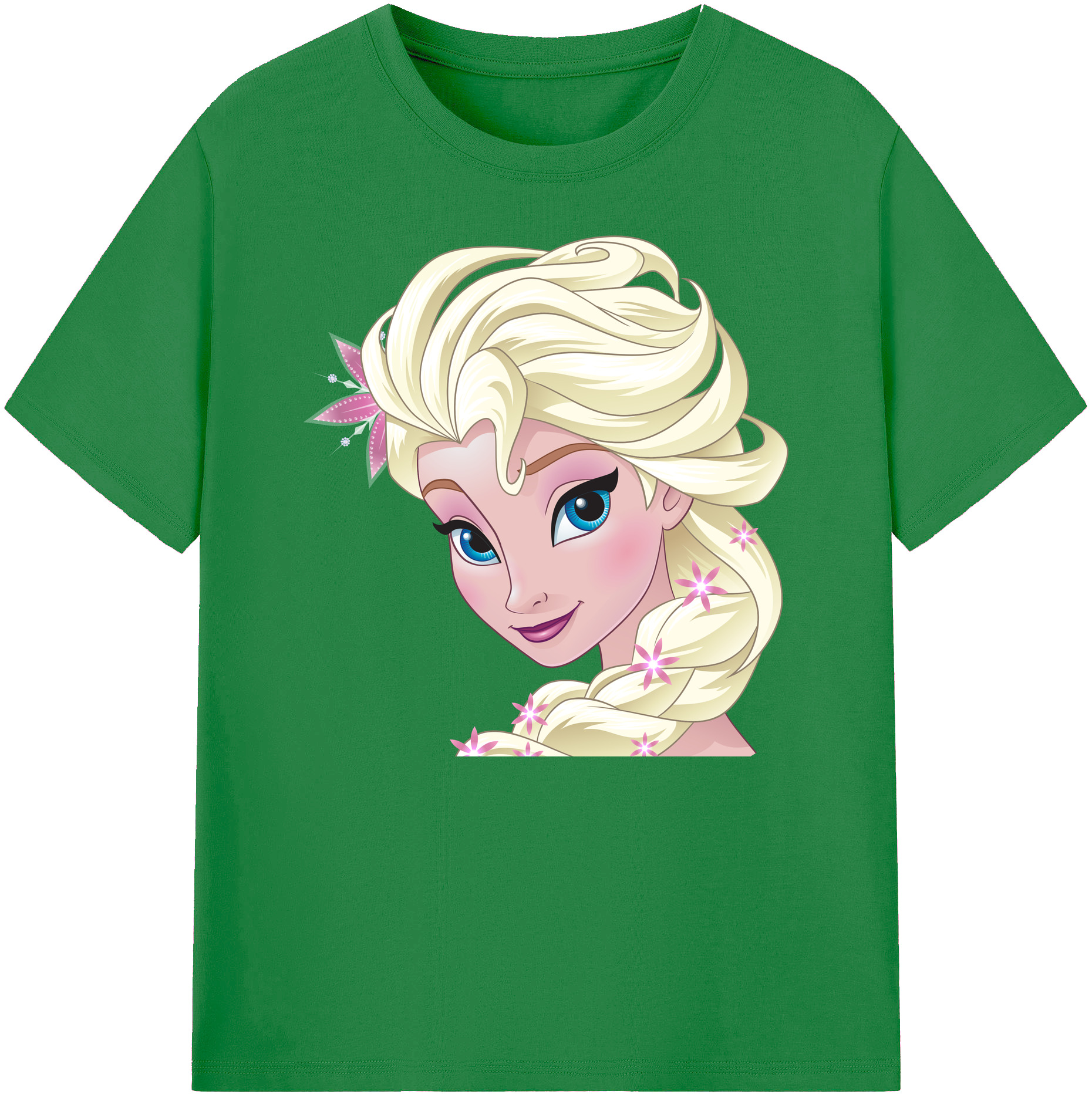 （画像用） アナと雪の女王 アンナ エルサ Frozen Anna Elsa 綿100％ メンズ半袖Tシャツ｜肌触りやわらか＆通気性