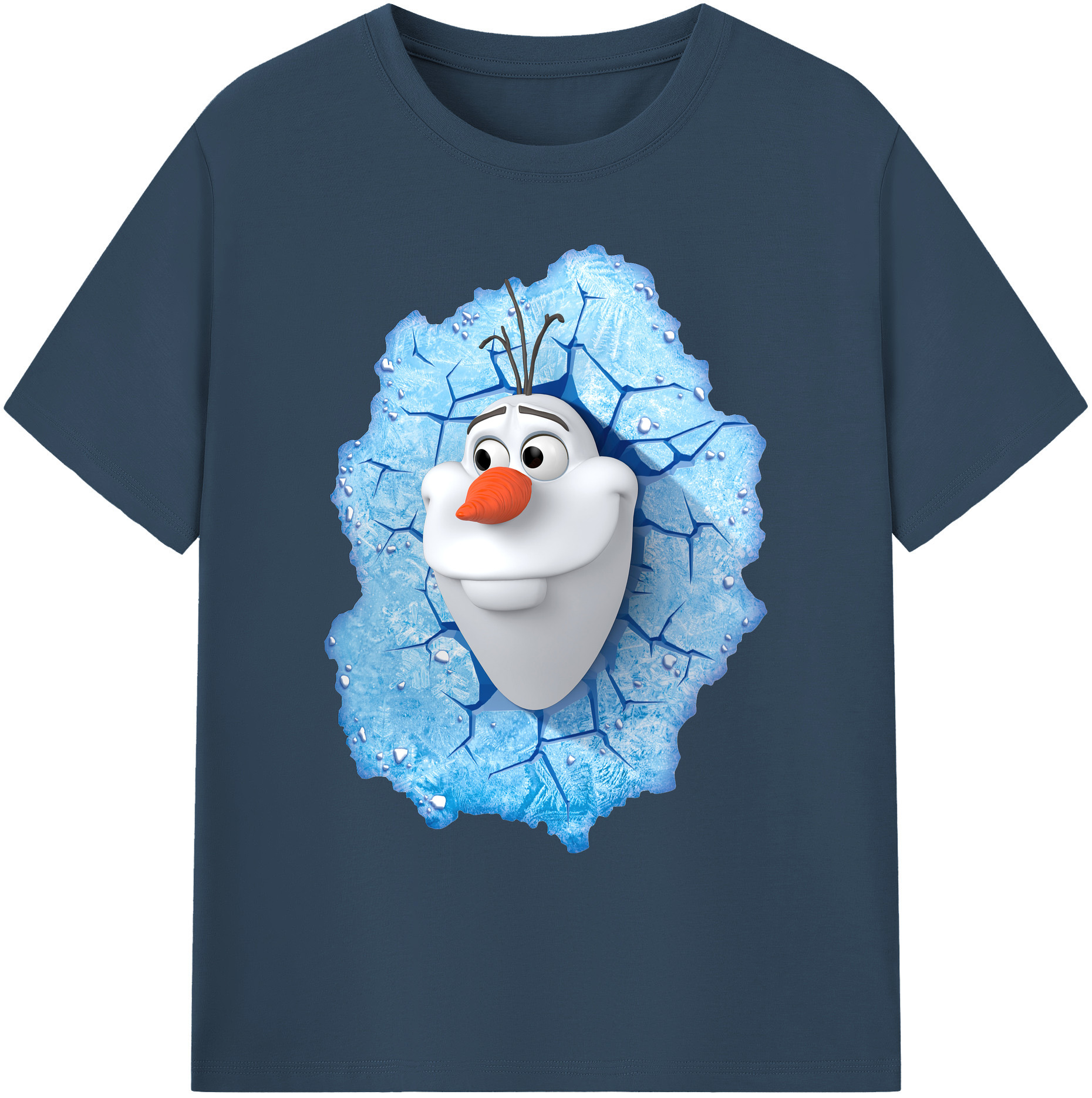 （画像用） アナと雪の女王 アンナ エルサ Frozen Anna Elsa 綿100％ メンズ半袖Tシャツ｜肌触りやわらか＆通気性