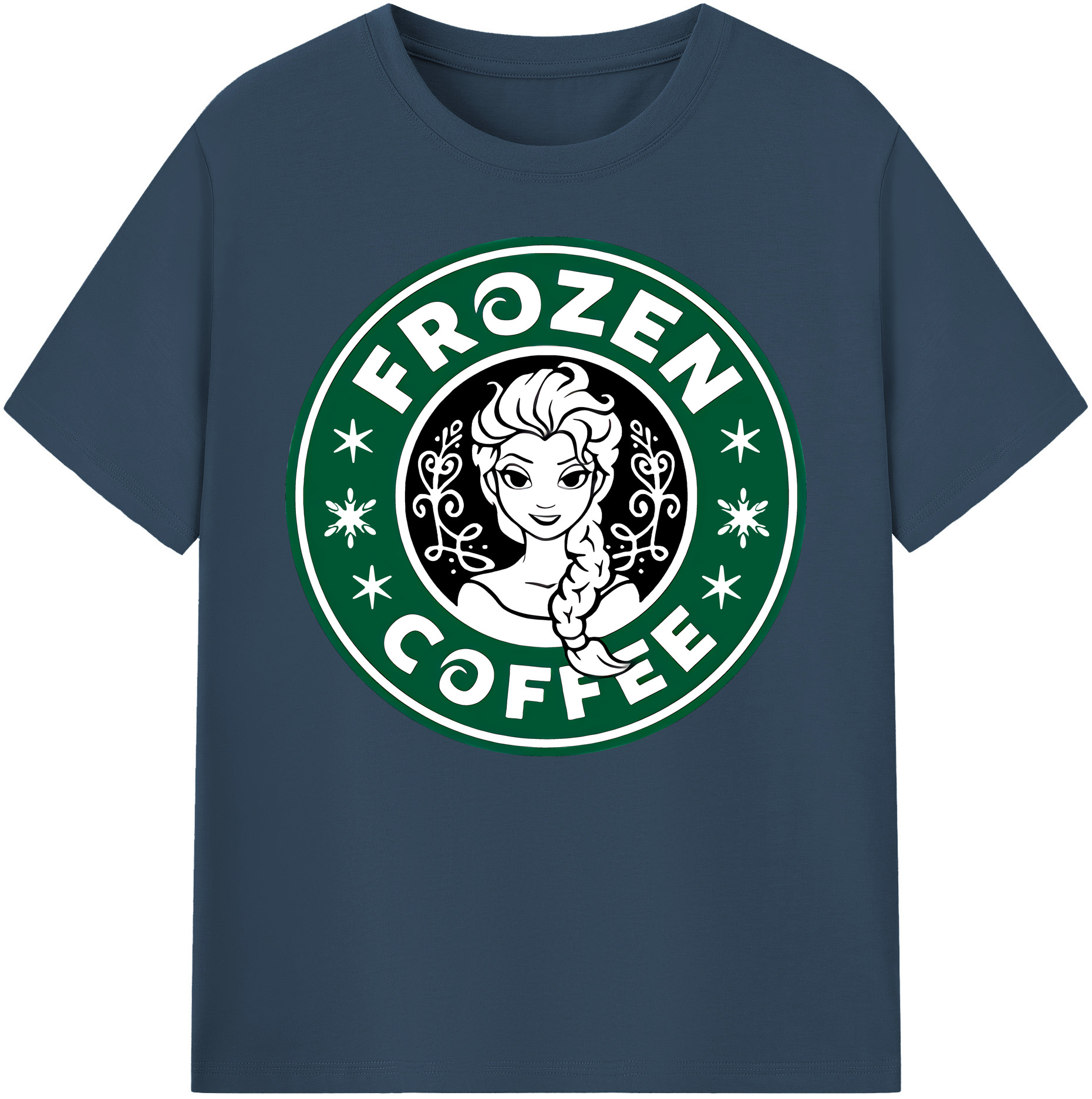 （画像用） アナと雪の女王 アンナ エルサ Frozen Anna Elsa 綿100％ メンズ半袖Tシャツ｜肌触りやわらか＆通気性