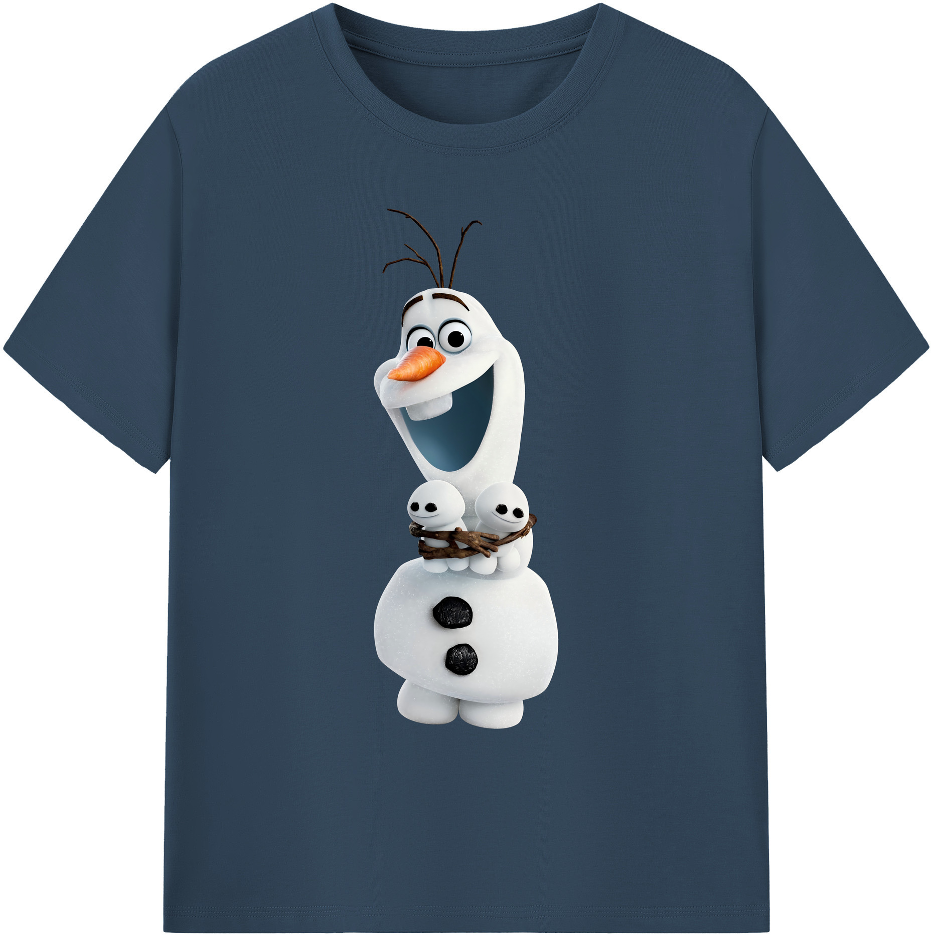 （画像用） アナと雪の女王 アンナ エルサ Frozen Anna Elsa 綿100％ メンズ半袖Tシャツ｜肌触りやわらか＆通気性