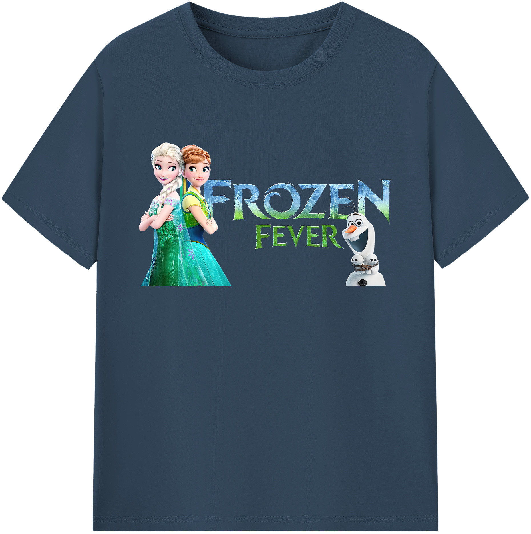 （画像用） アナと雪の女王 アンナ エルサ Frozen Anna Elsa 綿100％ メンズ半袖Tシャツ｜肌触りやわらか＆通気性