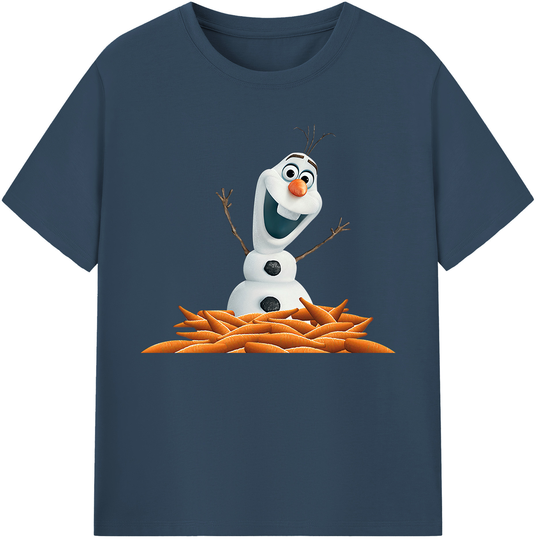 （画像用） アナと雪の女王 アンナ エルサ Frozen Anna Elsa 綿100％ メンズ半袖Tシャツ｜肌触りやわらか＆通気性