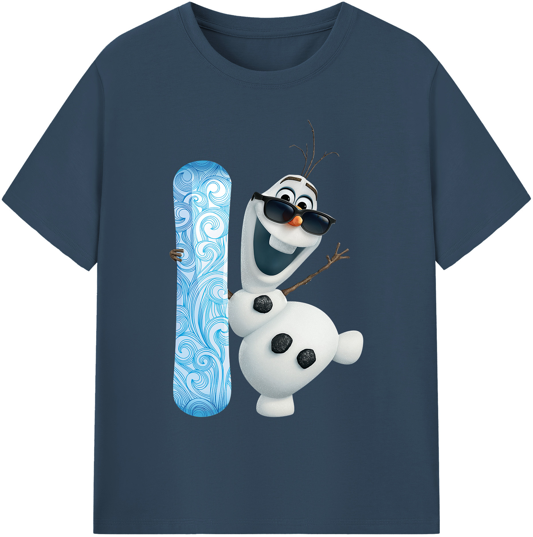 （画像用） アナと雪の女王 アンナ エルサ Frozen Anna Elsa 綿100％ メンズ半袖Tシャツ｜肌触りやわらか＆通気性
