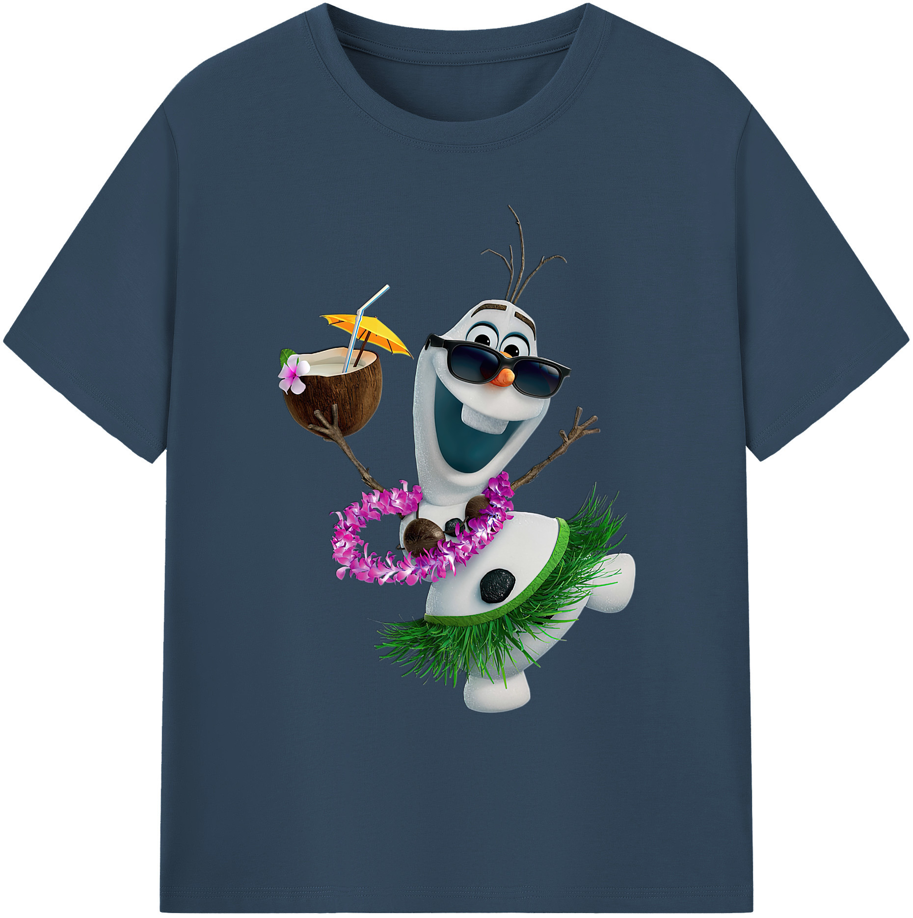（画像用） アナと雪の女王 アンナ エルサ Frozen Anna Elsa 綿100％ メンズ半袖Tシャツ｜肌触りやわらか＆通気性