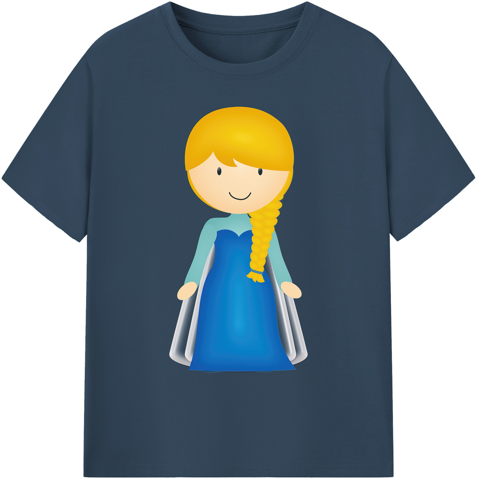 （画像用） アナと雪の女王 アンナ エルサ Frozen Anna Elsa 綿100％ メンズ半袖Tシャツ｜肌触りやわらか＆通気性
