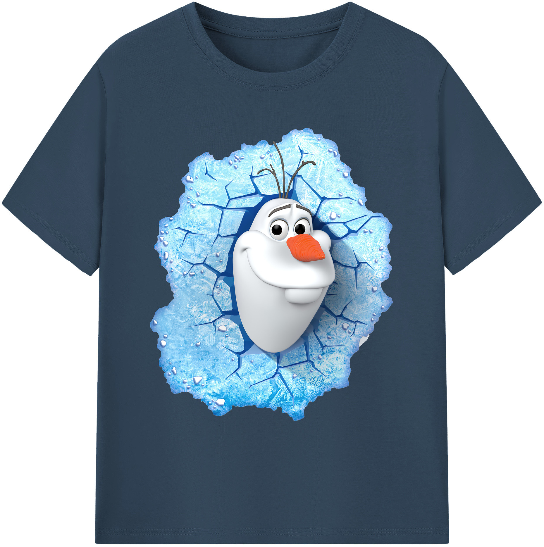 （画像用） アナと雪の女王 アンナ エルサ Frozen Anna Elsa 綿100％ メンズ半袖Tシャツ｜肌触りやわらか＆通気性