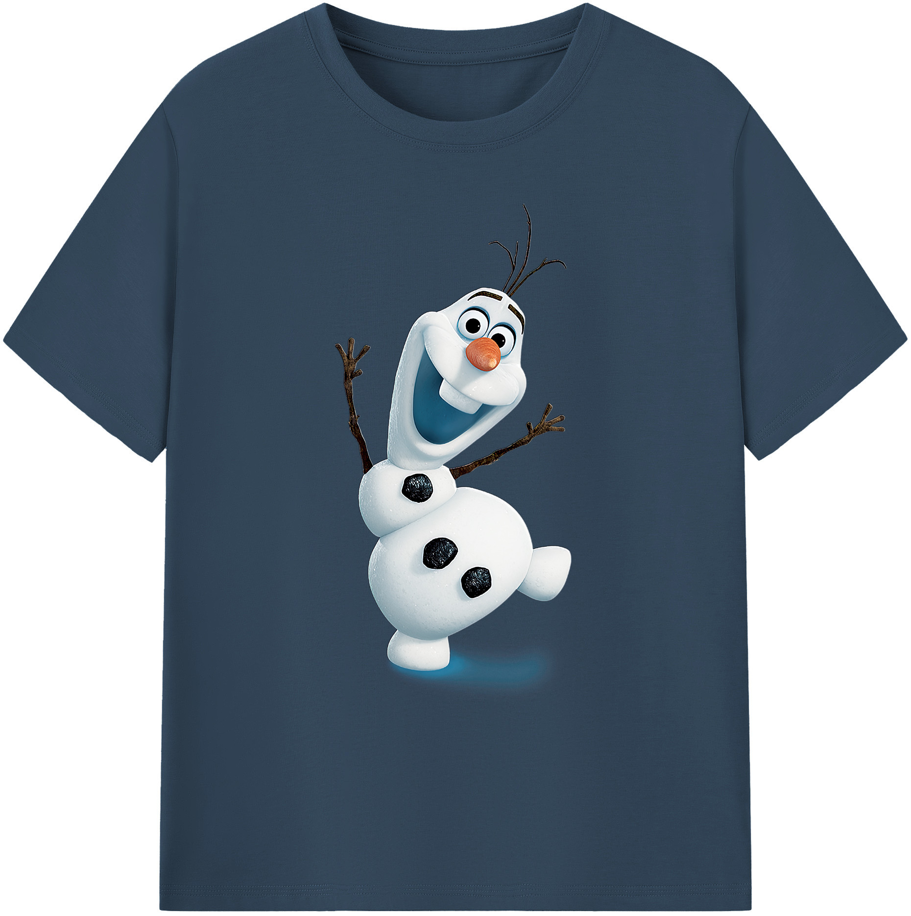 （画像用） アナと雪の女王 アンナ エルサ Frozen Anna Elsa 綿100％ メンズ半袖Tシャツ｜肌触りやわらか＆通気性