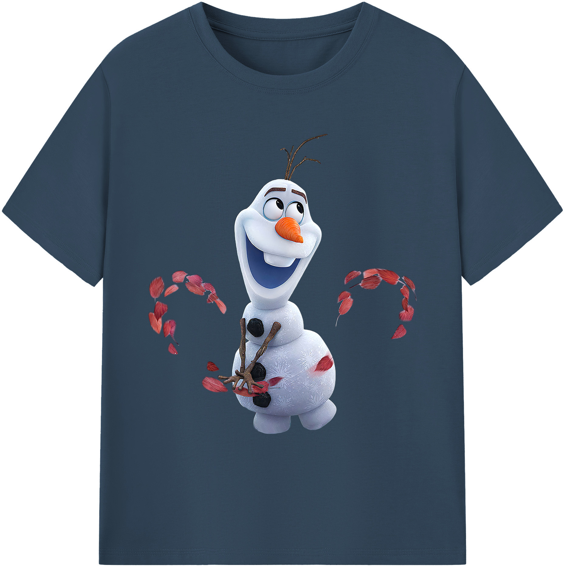 （画像用） アナと雪の女王 アンナ エルサ Frozen Anna Elsa 綿100％ メンズ半袖Tシャツ｜肌触りやわらか＆通気性