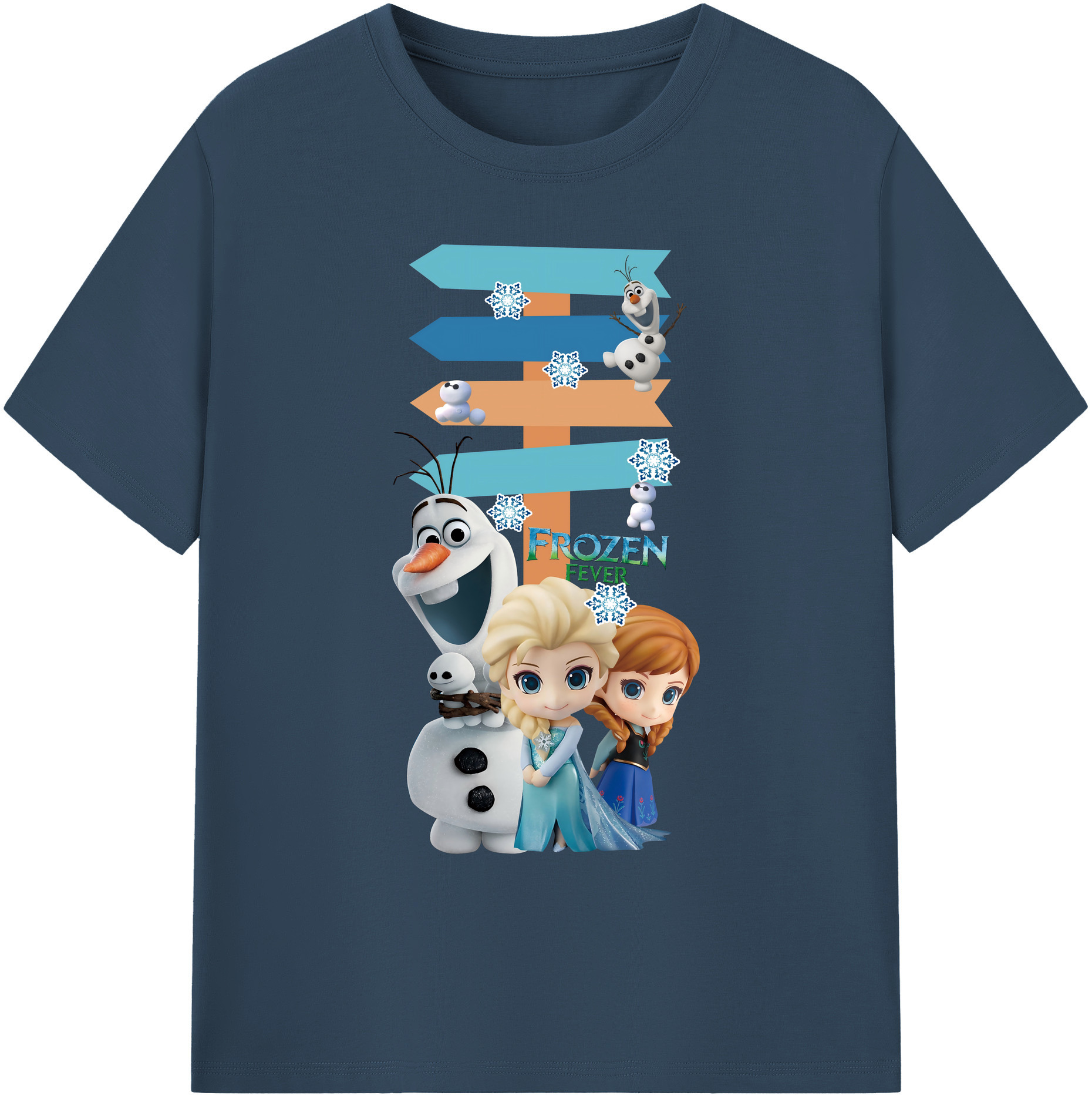（画像用） アナと雪の女王 アンナ エルサ Frozen Anna Elsa 綿100％ メンズ半袖Tシャツ｜肌触りやわらか＆通気性