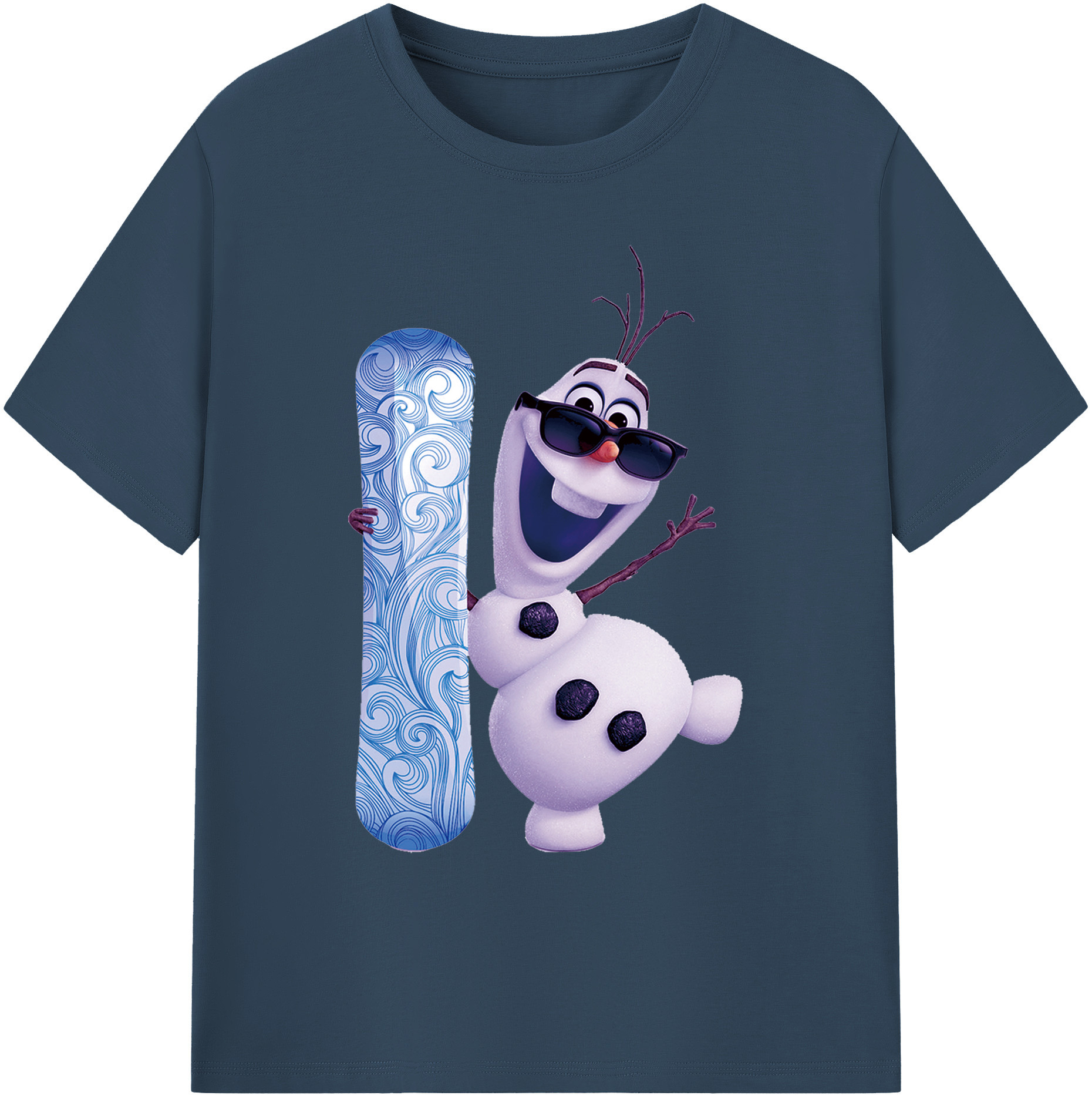 （画像用） アナと雪の女王 アンナ エルサ Frozen Anna Elsa 綿100％ メンズ半袖Tシャツ｜肌触りやわらか＆通気性