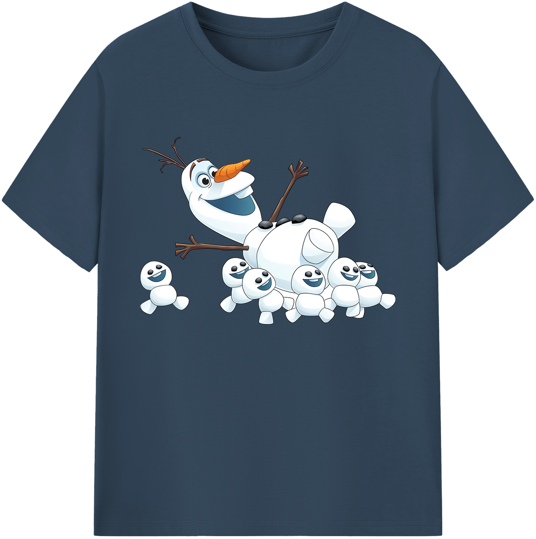 （画像用） アナと雪の女王 アンナ エルサ Frozen Anna Elsa 綿100％ メンズ半袖Tシャツ｜肌触りやわらか＆通気性