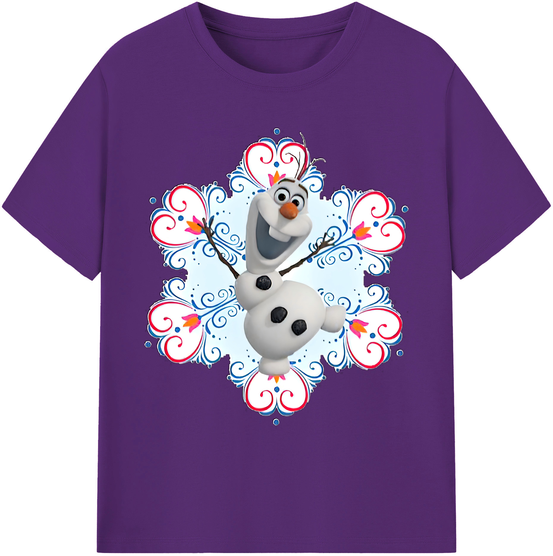 （画像用） アナと雪の女王 アンナ エルサ Frozen Anna Elsa 綿100％ メンズ半袖Tシャツ｜肌触りやわらか＆通気性
