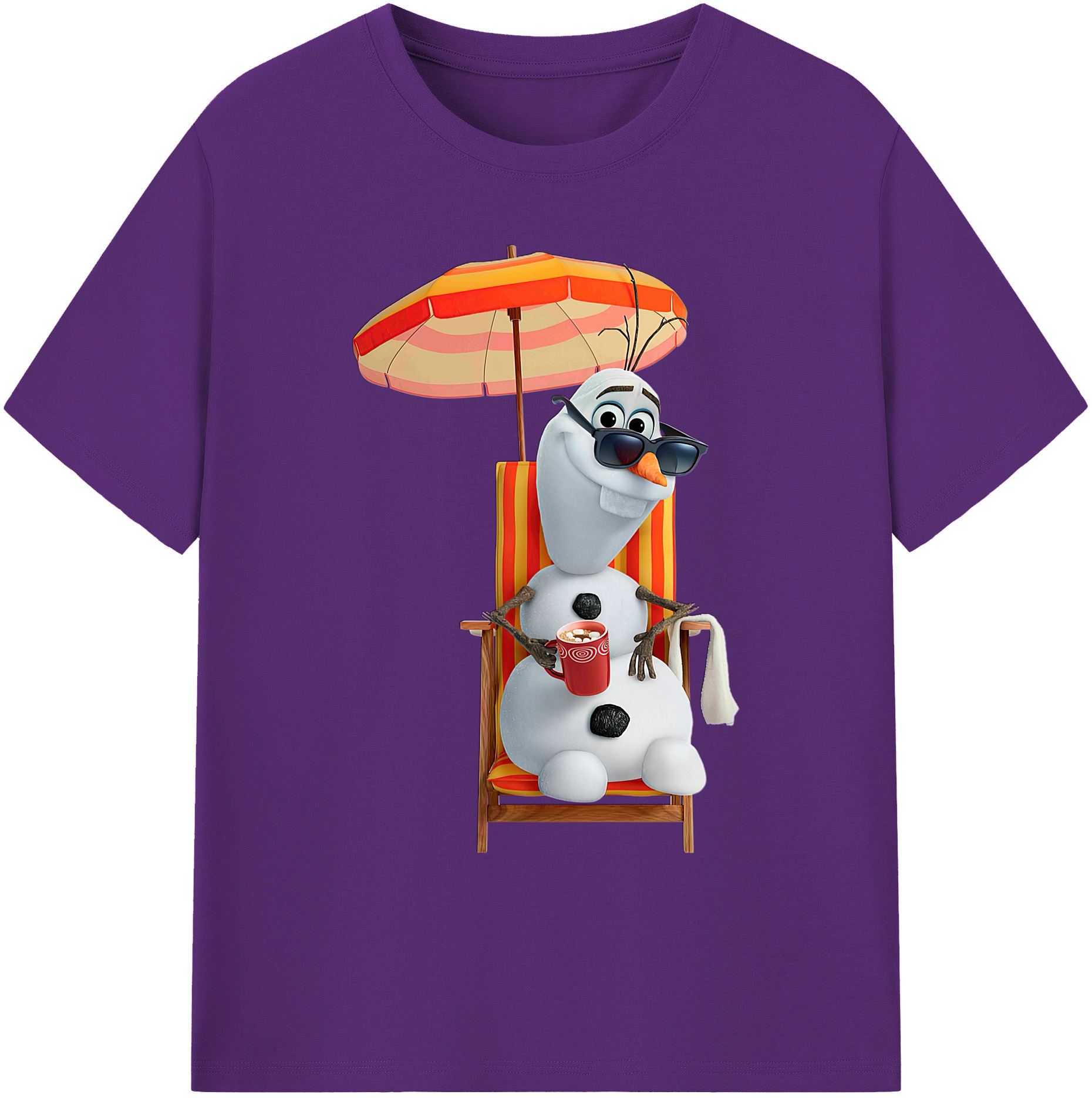 （画像用） アナと雪の女王 アンナ エルサ Frozen Anna Elsa 綿100％ メンズ半袖Tシャツ｜肌触りやわらか＆通気性