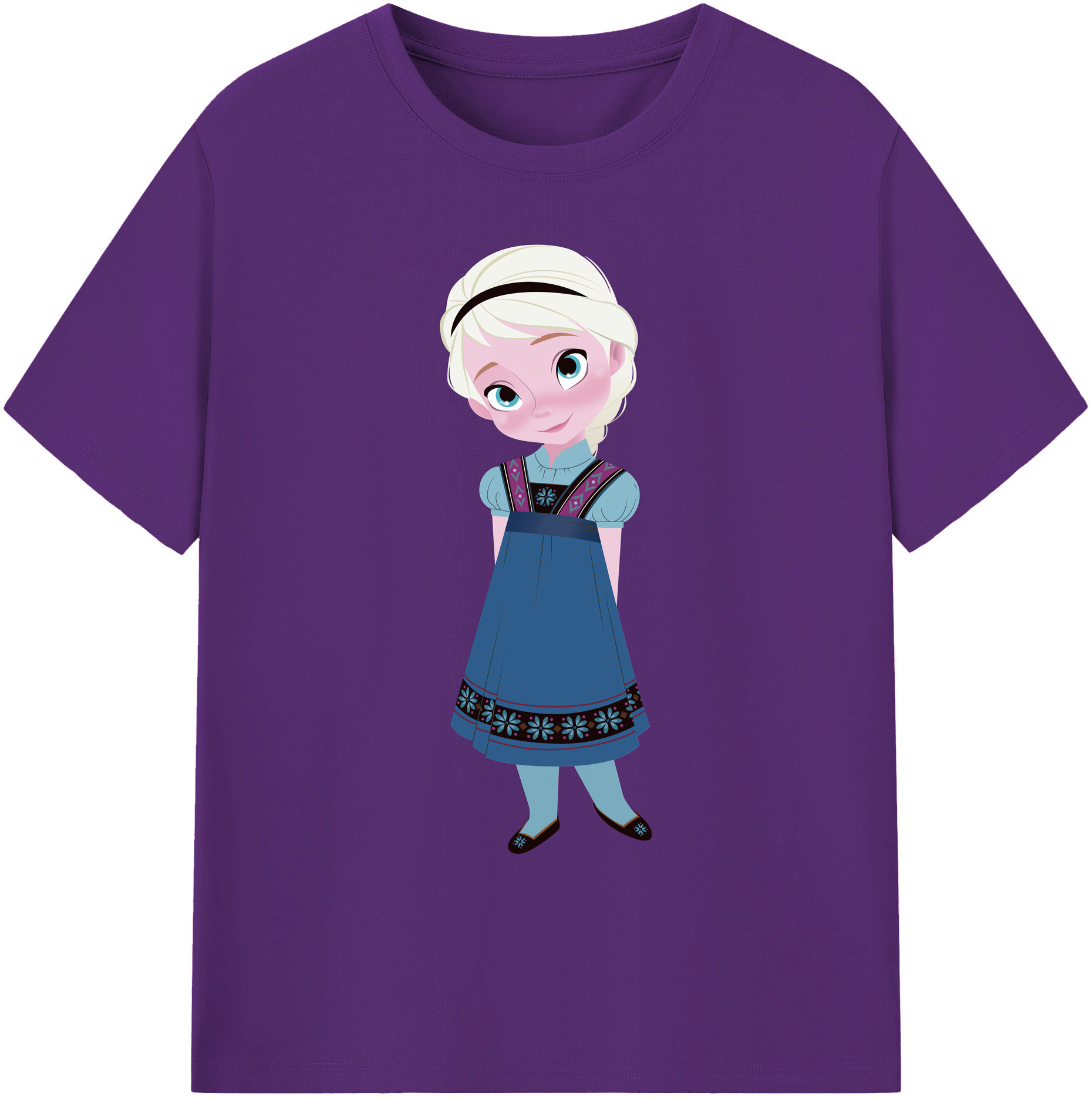 （画像用） アナと雪の女王 アンナ エルサ Frozen Anna Elsa 綿100％ メンズ半袖Tシャツ｜肌触りやわらか＆通気性