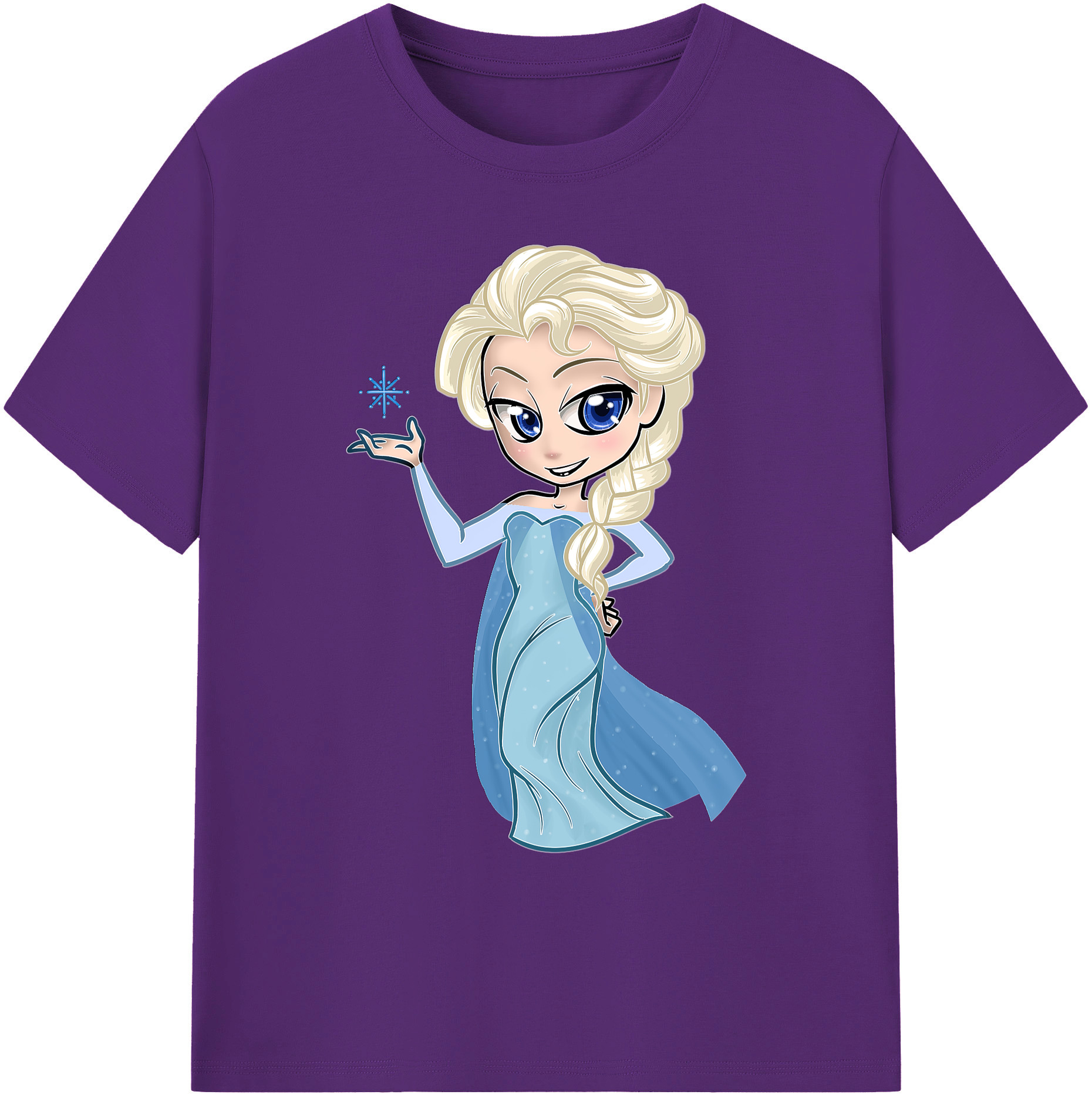 （画像用） アナと雪の女王 アンナ エルサ Frozen Anna Elsa 綿100％ メンズ半袖Tシャツ｜肌触りやわらか＆通気性