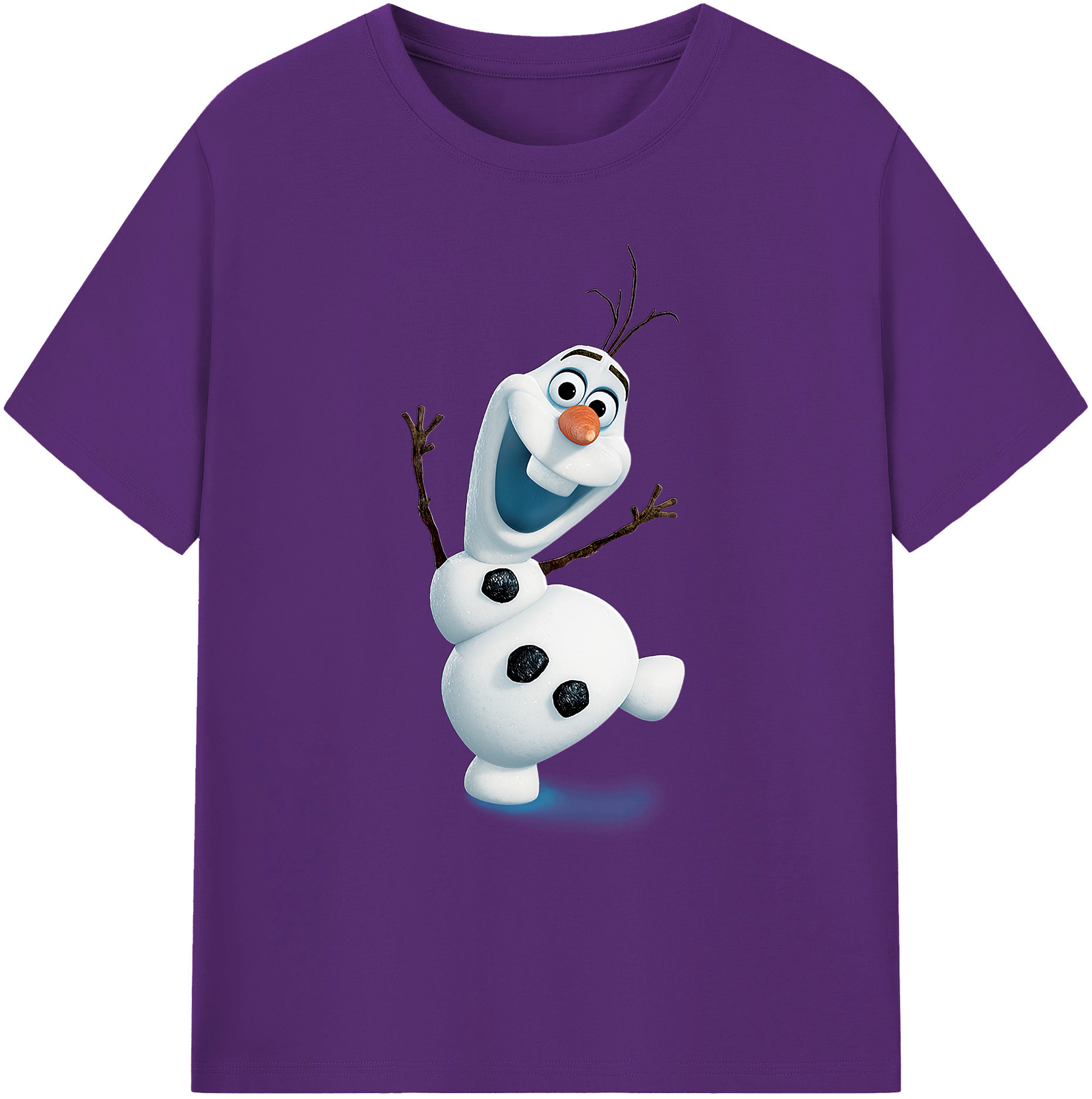 （画像用） アナと雪の女王 アンナ エルサ Frozen Anna Elsa 綿100％ メンズ半袖Tシャツ｜肌触りやわらか＆通気性