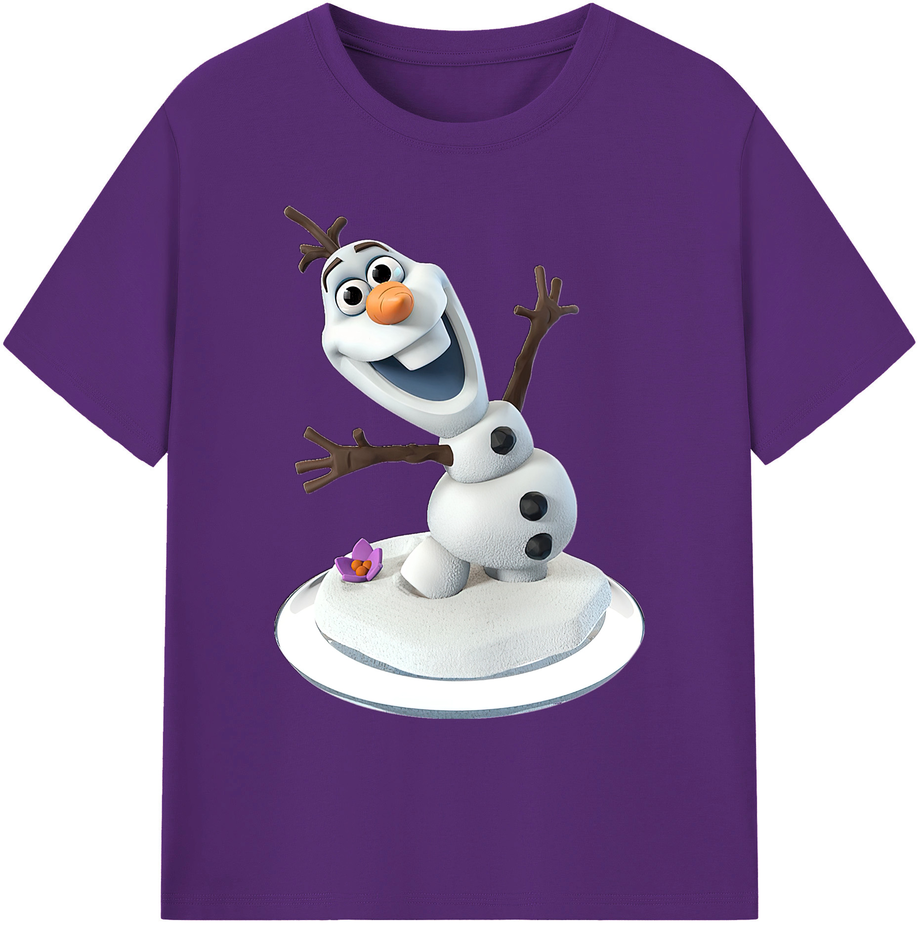 （画像用） アナと雪の女王 アンナ エルサ Frozen Anna Elsa 綿100％ メンズ半袖Tシャツ｜肌触りやわらか＆通気性