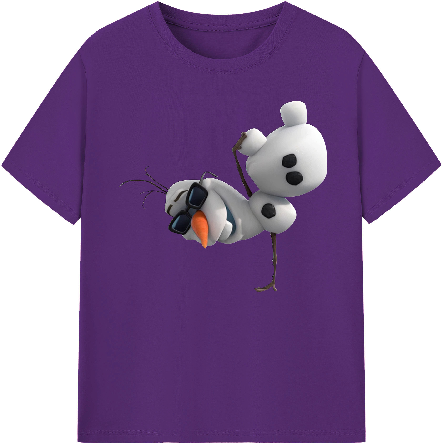 （画像用） アナと雪の女王 アンナ エルサ Frozen Anna Elsa 綿100％ メンズ半袖Tシャツ｜肌触りやわらか＆通気性