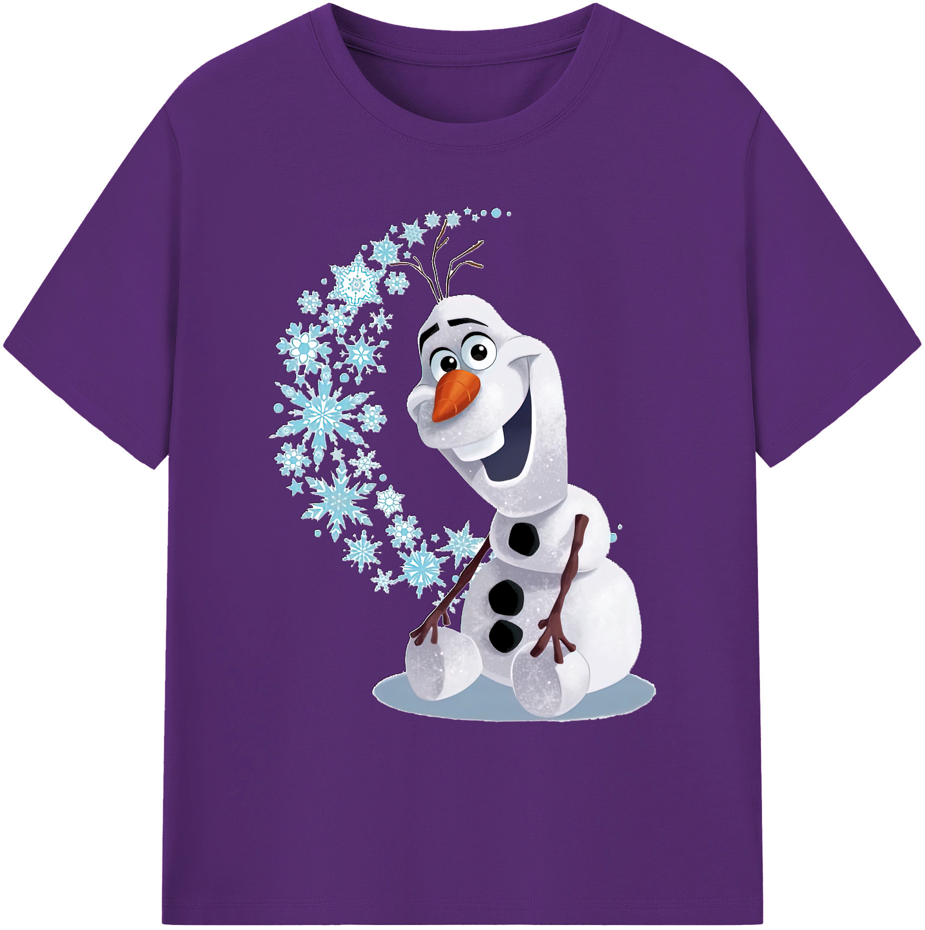 （画像用） アナと雪の女王 アンナ エルサ Frozen Anna Elsa 綿100％ メンズ半袖Tシャツ｜肌触りやわらか＆通気性