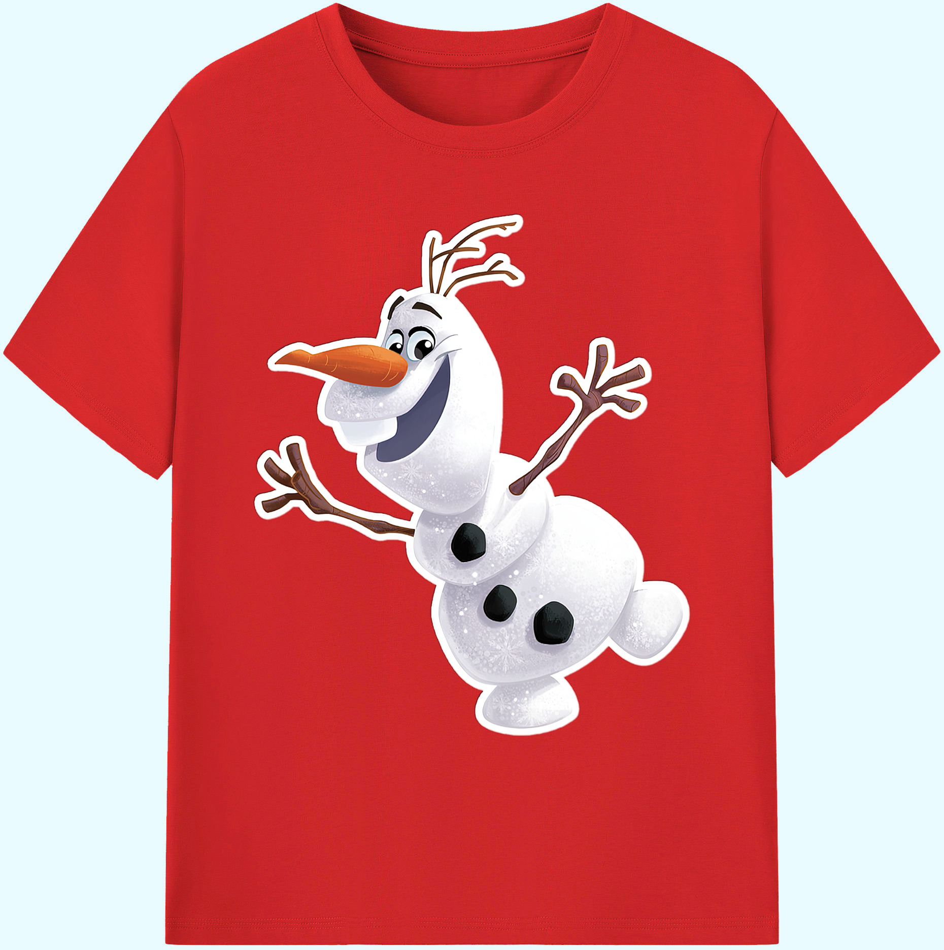（画像用） アナと雪の女王 アンナ エルサ Frozen Anna Elsa 綿100％ メンズ半袖Tシャツ｜肌触りやわらか＆通気性