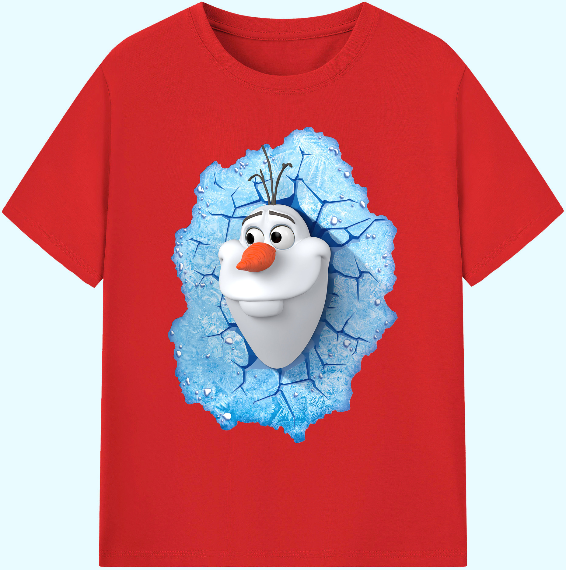 （画像用） アナと雪の女王 アンナ エルサ Frozen Anna Elsa 綿100％ メンズ半袖Tシャツ｜肌触りやわらか＆通気性
